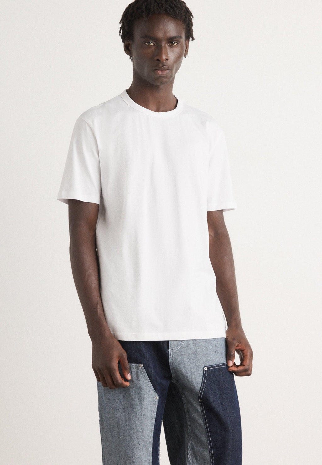 NAOLO 2 PACK - Basic T-shirt - white