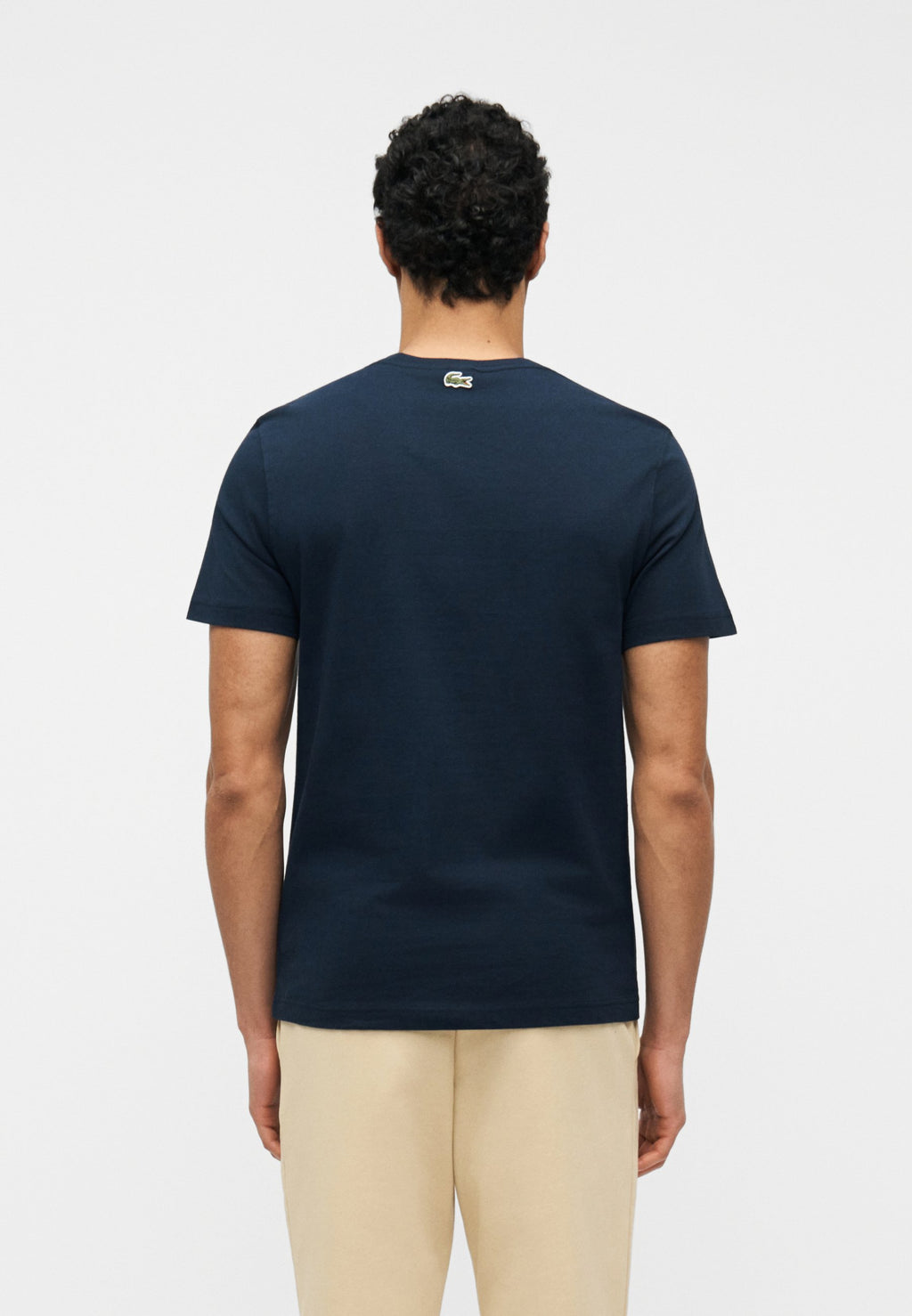 Print T-shirt - navy blue