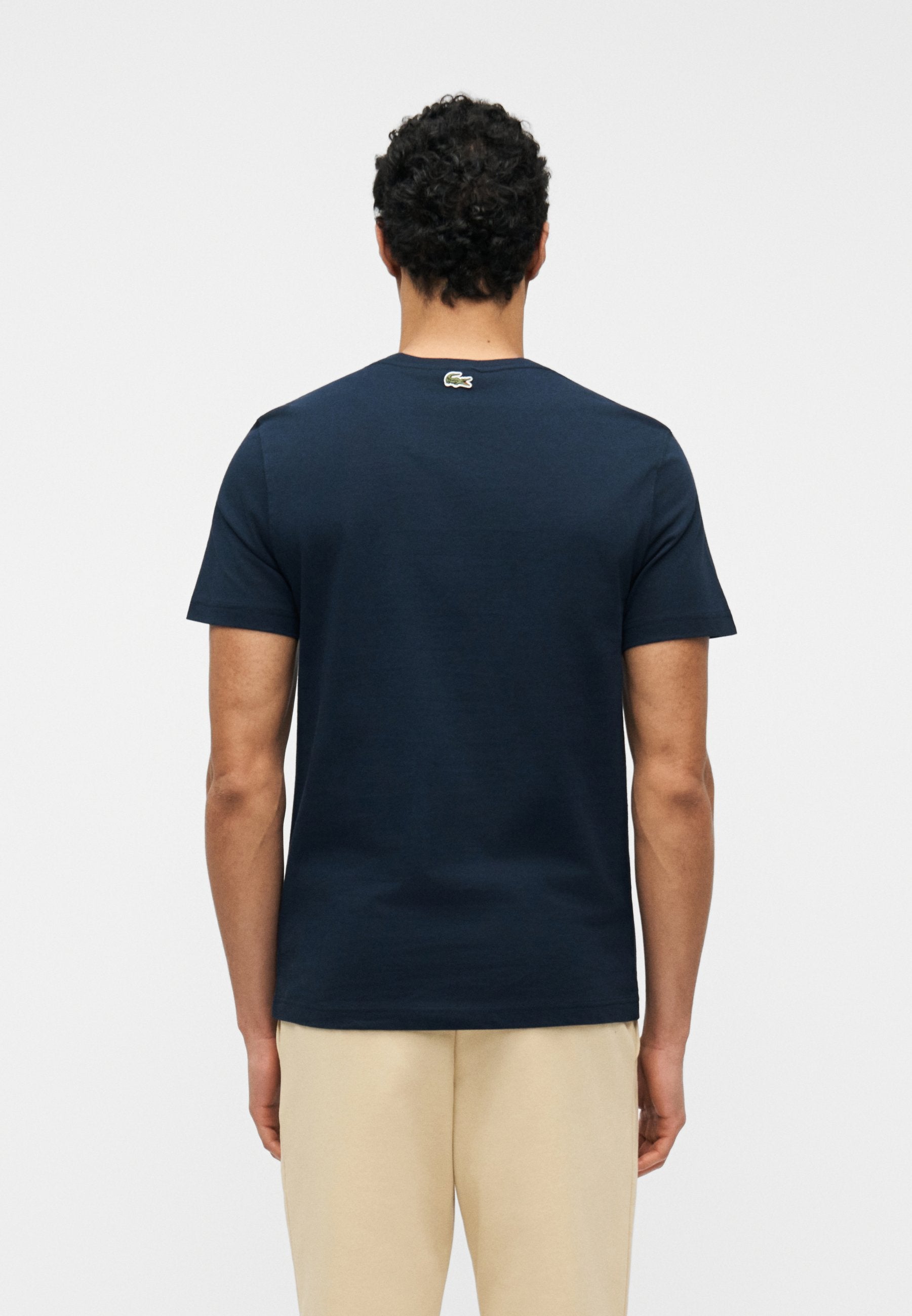 Print T-shirt - navy blue