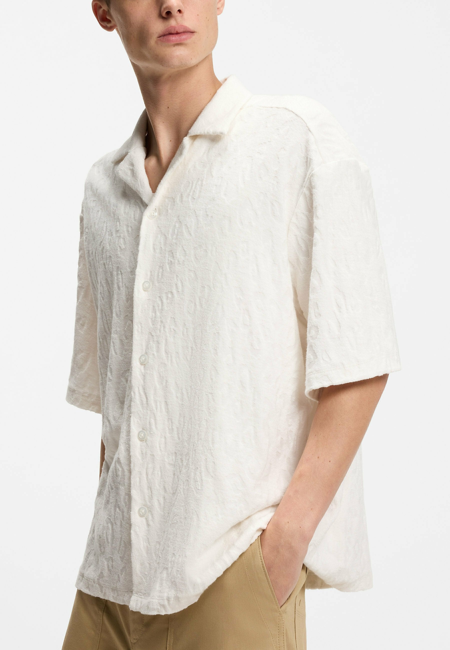 HUGO ELIGINO - Shirt - open white one