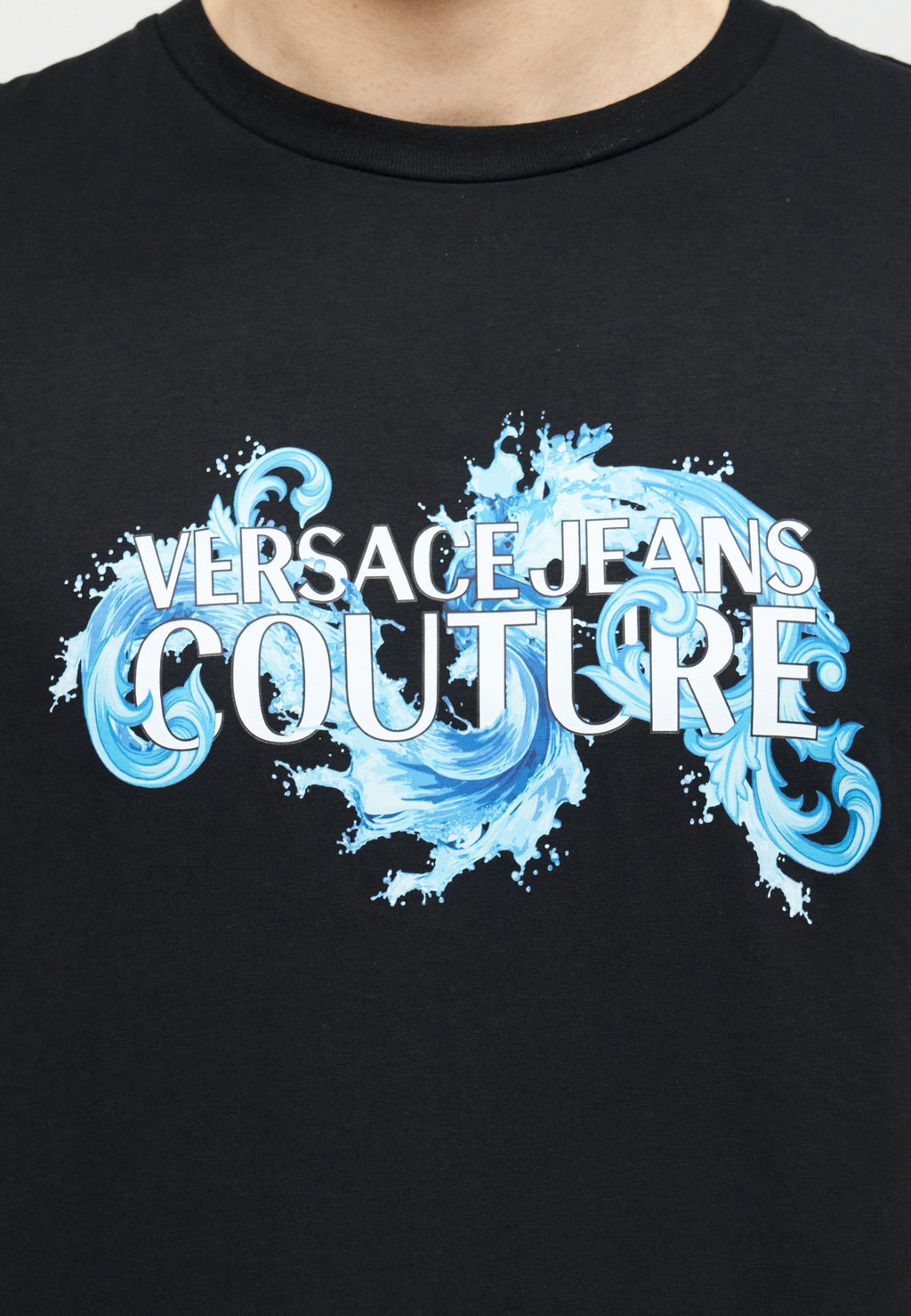 BAROQUE WAVE UNISEXE - T-shirt imprimé - noir