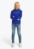 LOGO EMBROIDERY TERRY HOODY - Hoodie - wedge blue