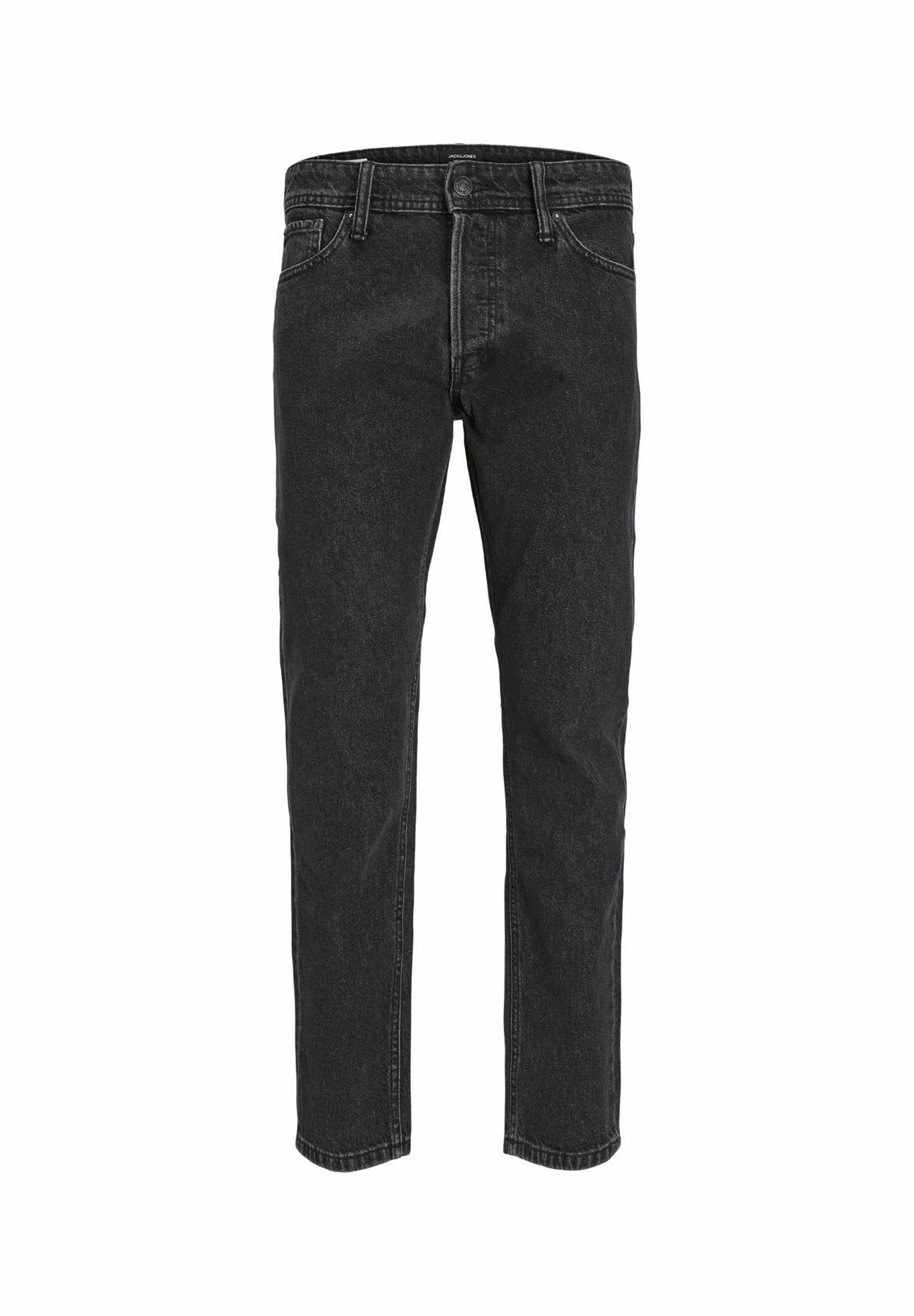 JJIEDDIE JJORIGINAL Loose Fit High Waist - Baggy Jeans - black denim