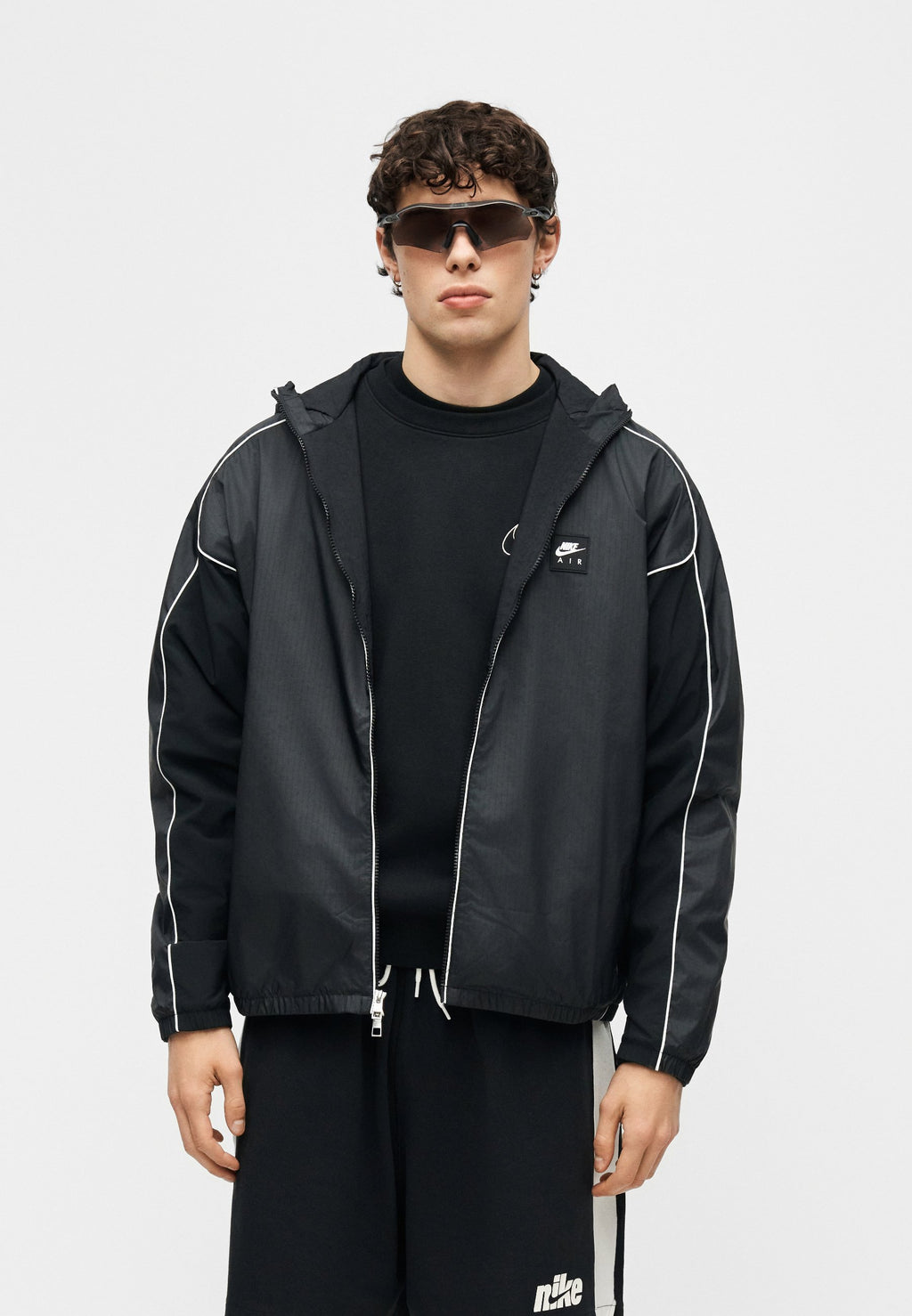 HYBRID - Light jacket - black/white