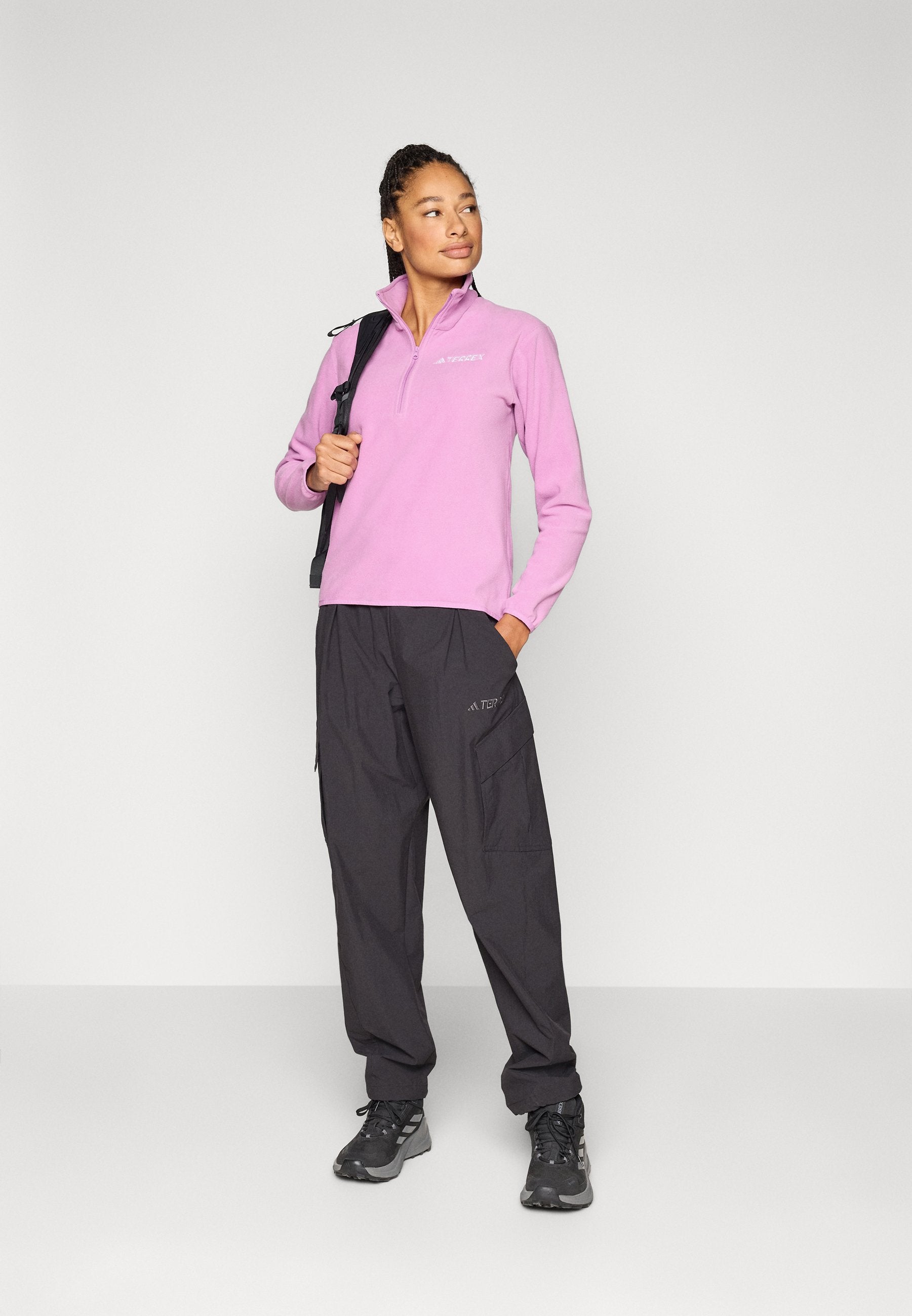 Fleece jumper - preloved purple