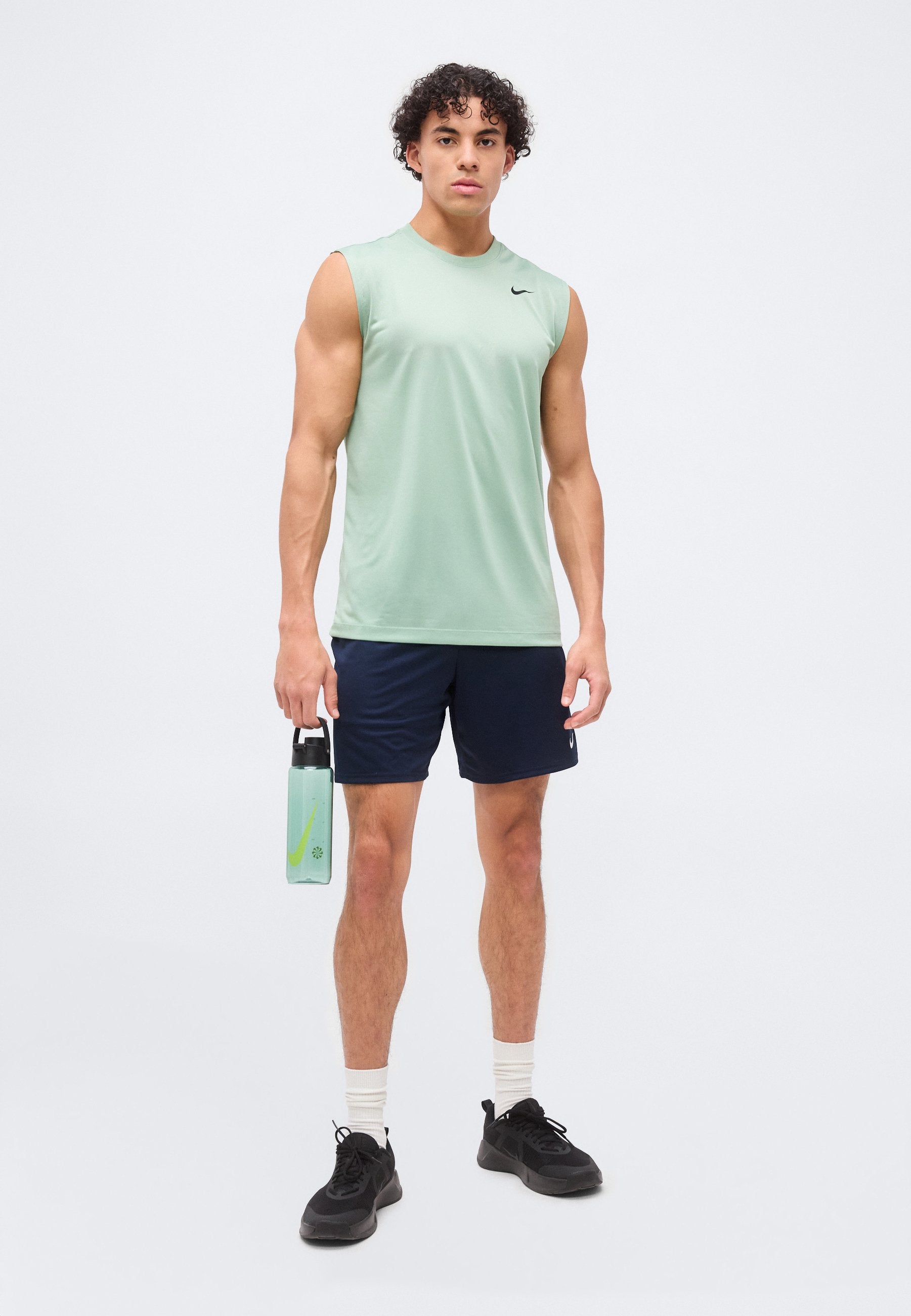 FLEX SHORT  - Sports shorts - obsidian/white