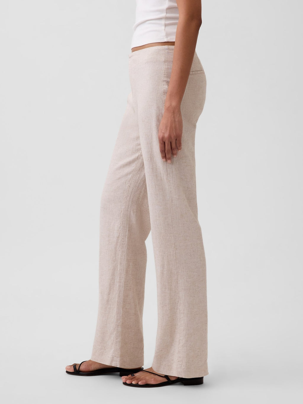 LOW RISE - Trousers - beige