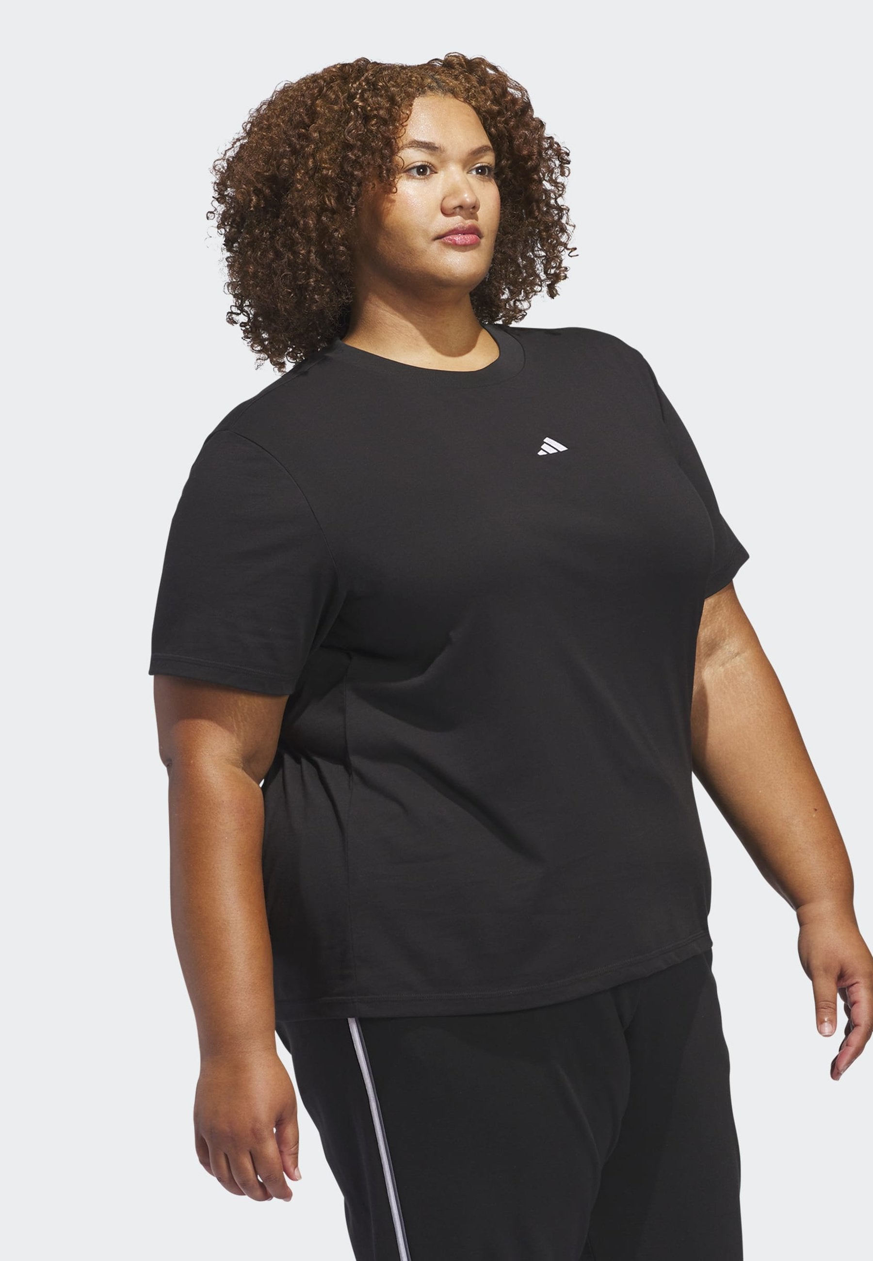 ESSENTIALS SMALL LOGO TSHIRT - Basic T-shirt - black/white