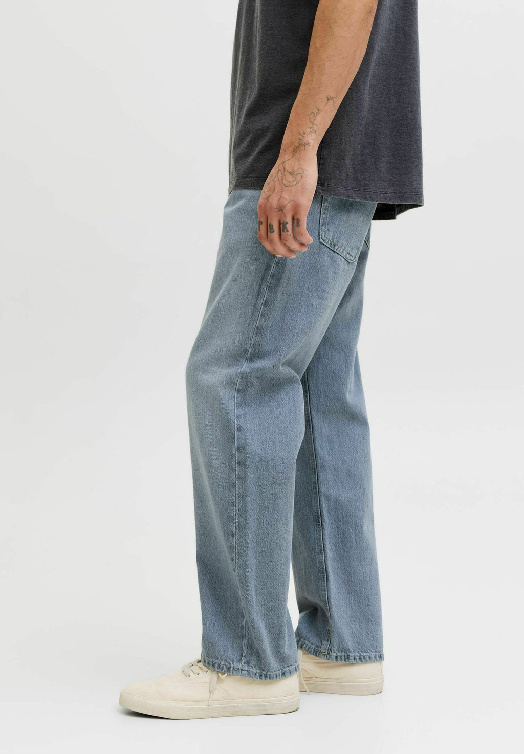 Relaxed Fit JJICHRIS JJCOOPER SBD 280 NOOS - Relaxed fit jeans - grey denim