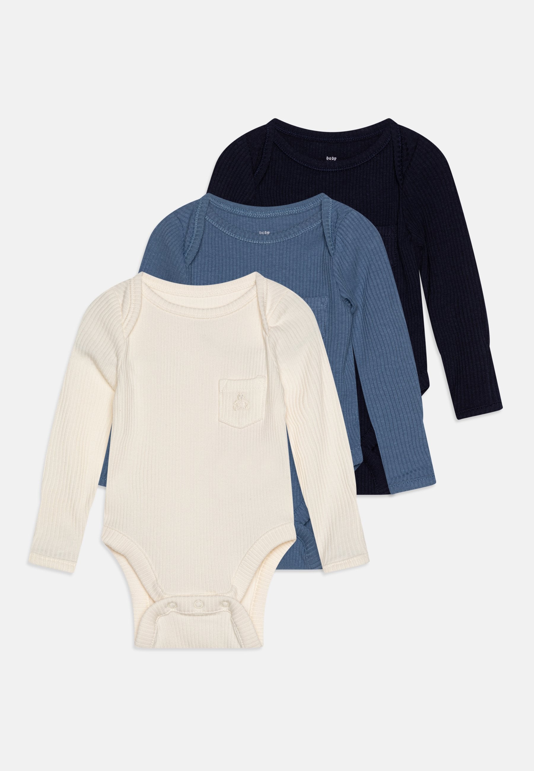 LOT DE 3 BODOYS TINYRIB BABY FIRST FAVORITES - Body - bleu bainbridge