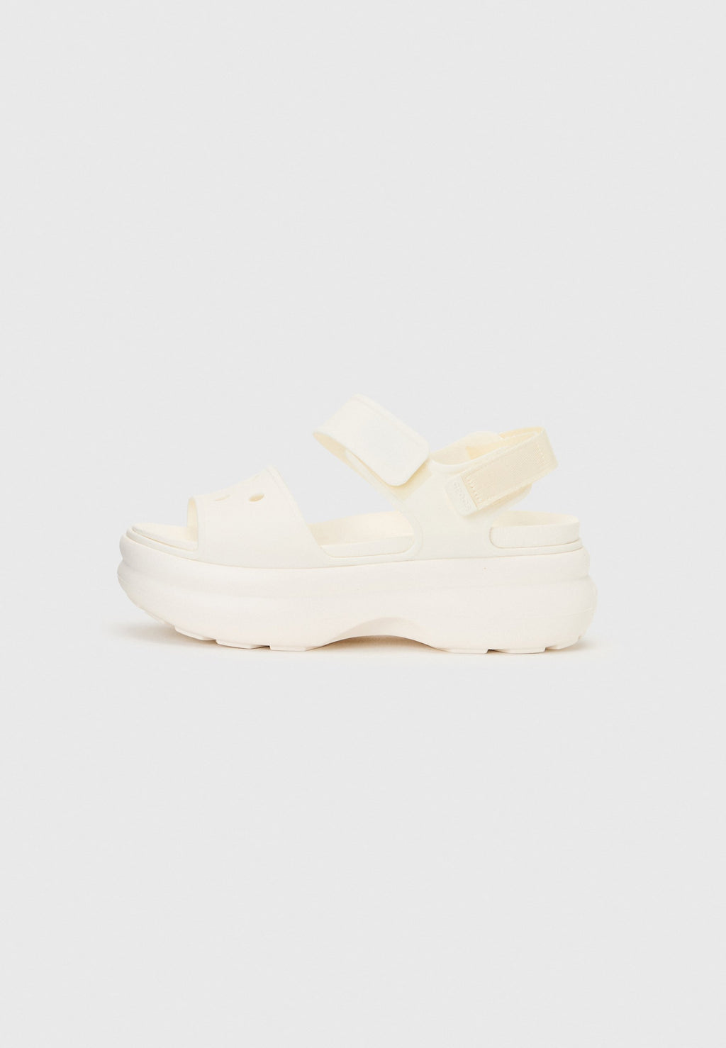SOHO Y STRAP - Platform sandals - chalk