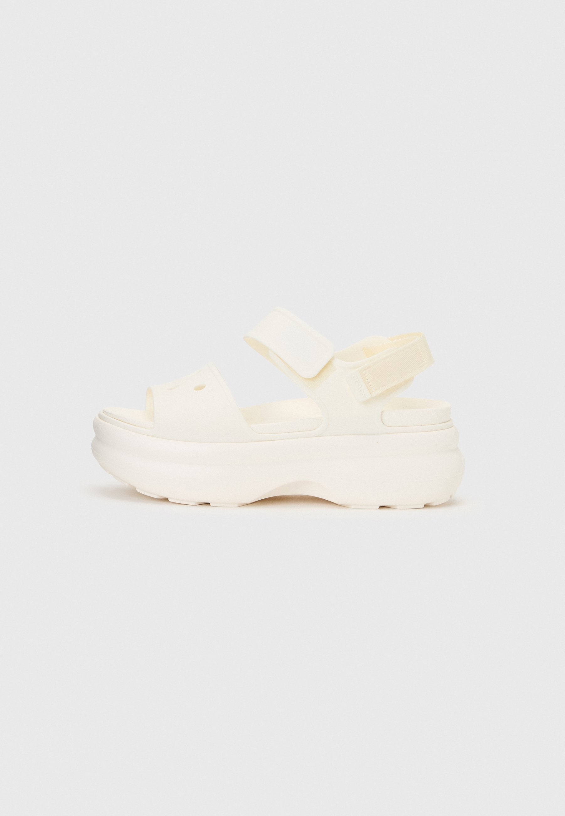 SOHO Y STRAP - Platform sandals - chalk