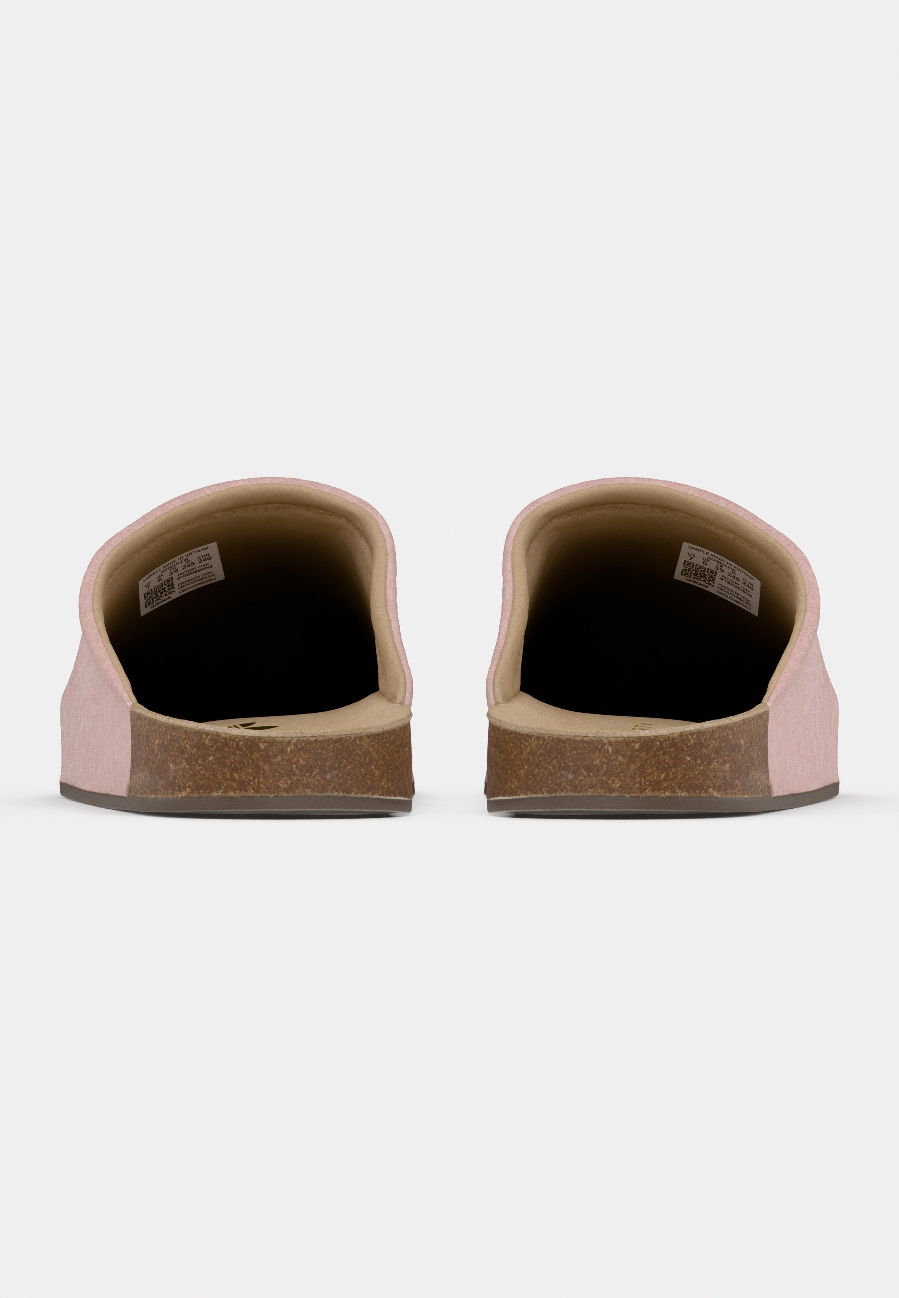 ADIMULE W X LIBERTY - Chaussons - rose sable/vert vif
