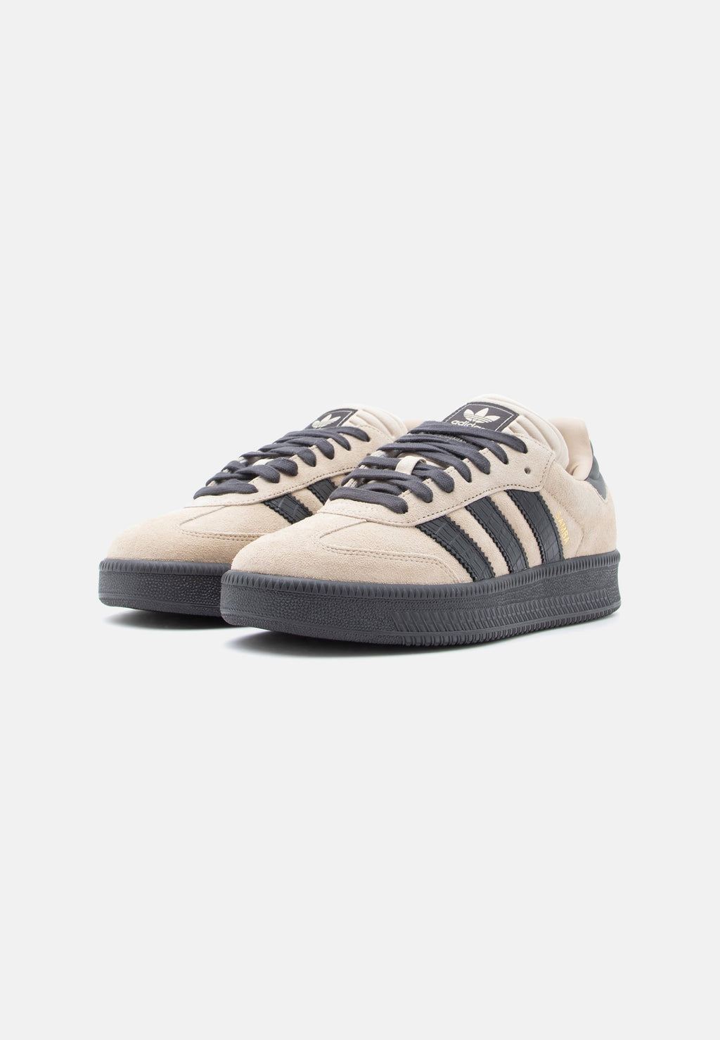 SAMBA XLG UNISEX - Trainers - stone khaki/core black/utility black