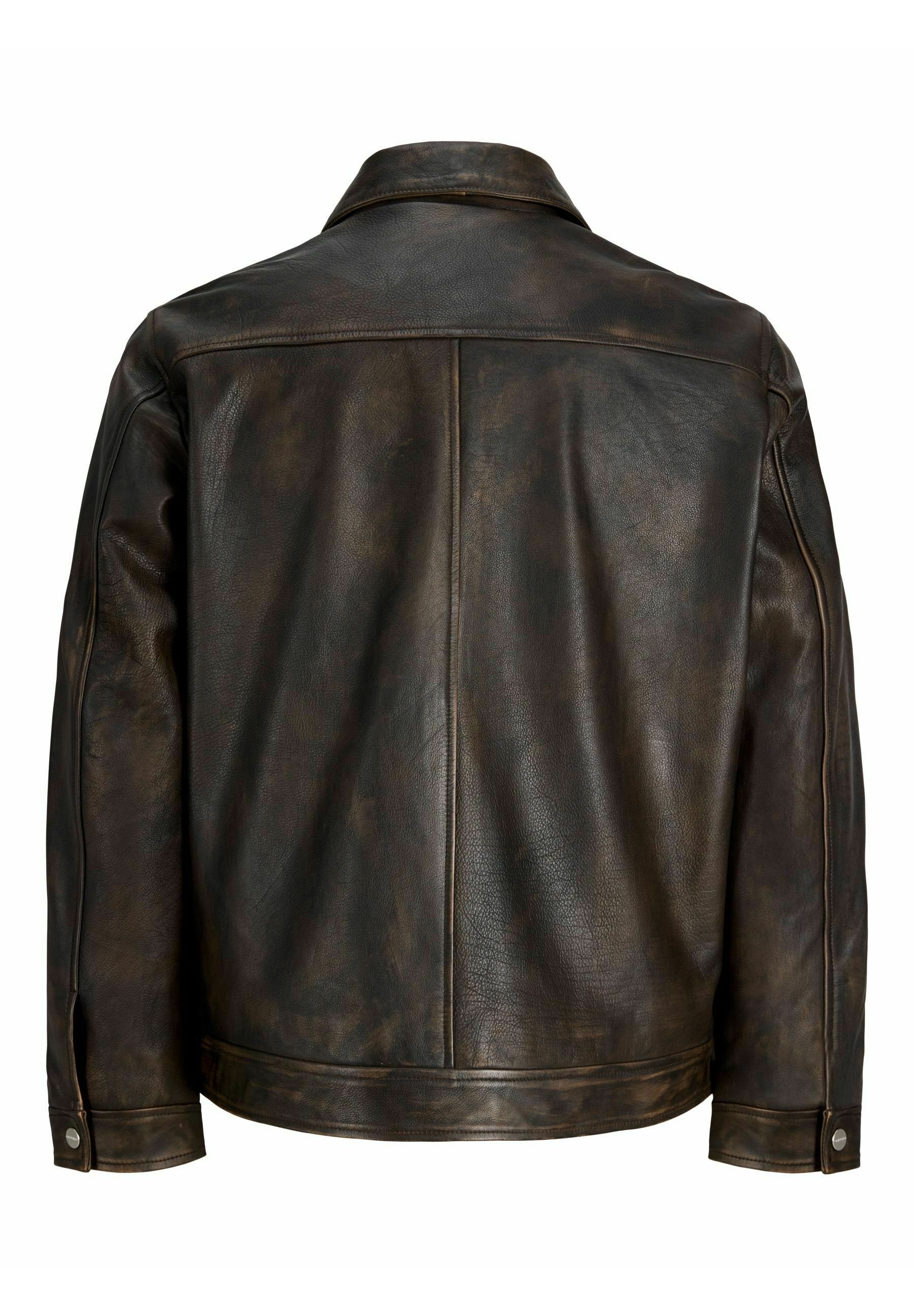 Leather Leather - Leather jacket - chocolate brown
