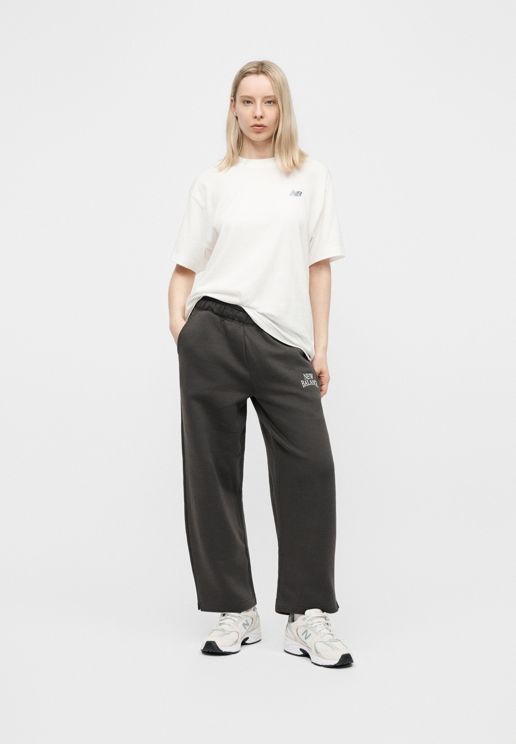 Tracksuit bottoms - faded black