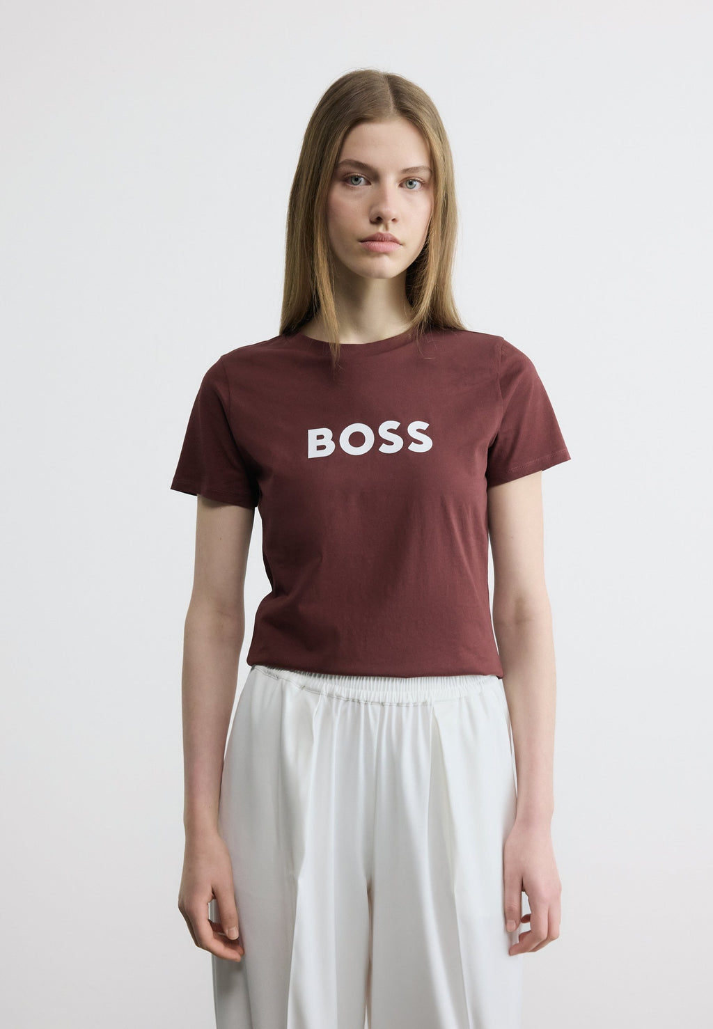 ELOGO - Print T-shirt - dark brown
