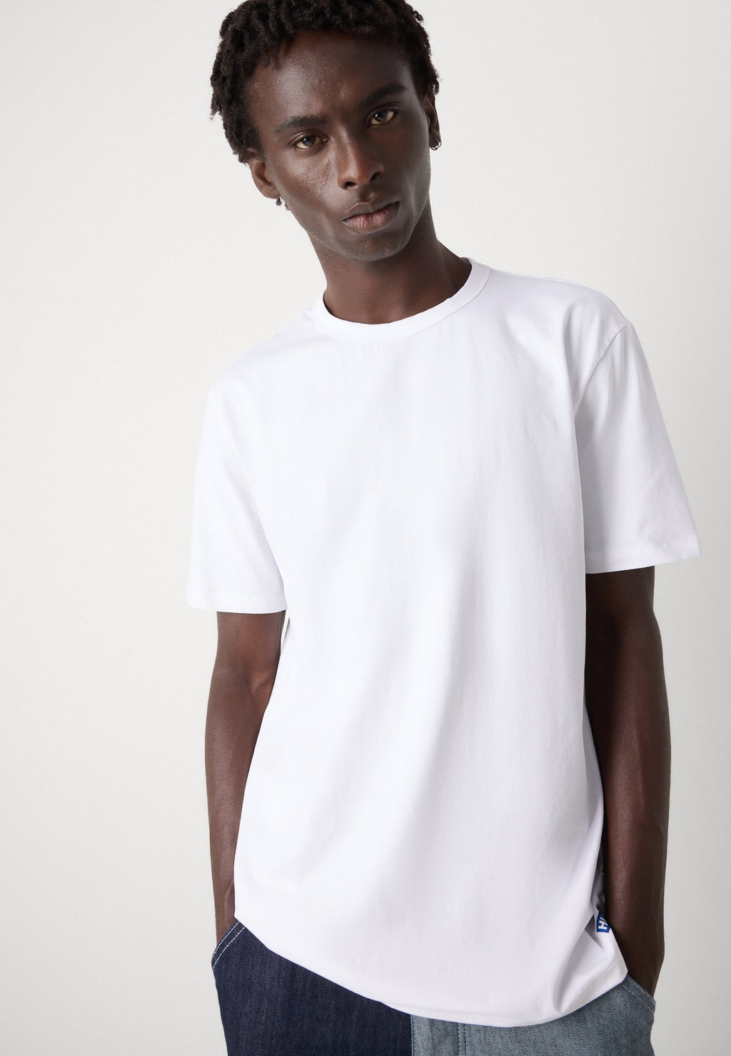 NAOLO 2 PACK - Basic T-shirt - white