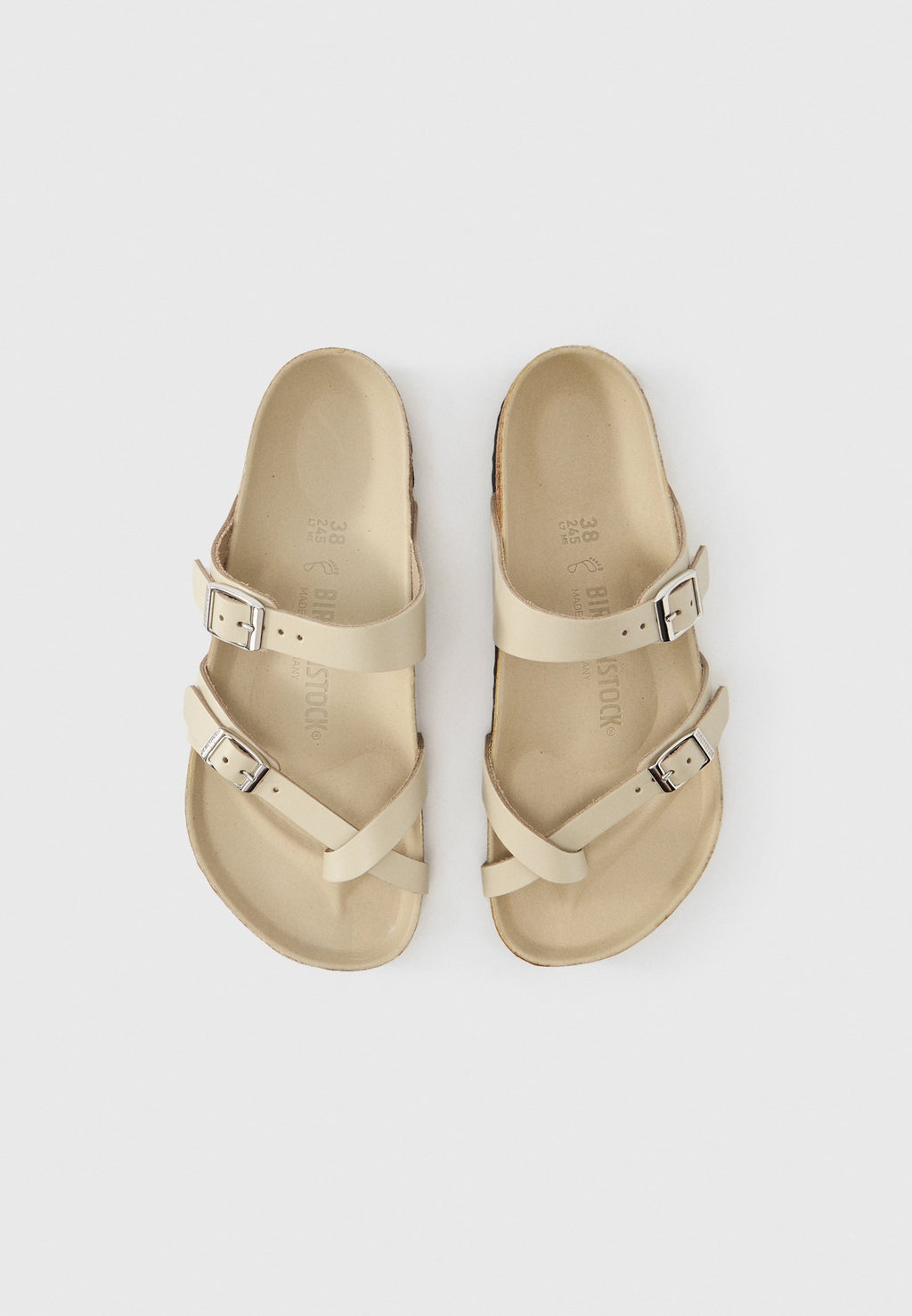 MAYARI LENA AMALFI OYSTER HEXN REGULAR - T-bar sandals - oyster