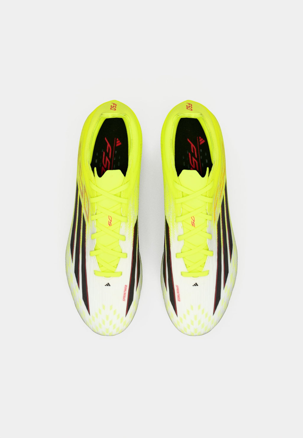 F50 PRO ÇOKLU ZEMİN UNISEX - Futbol kramponu suni çim - takım güneş sarısı 2/çekirdek siyah/berra_kırmızı