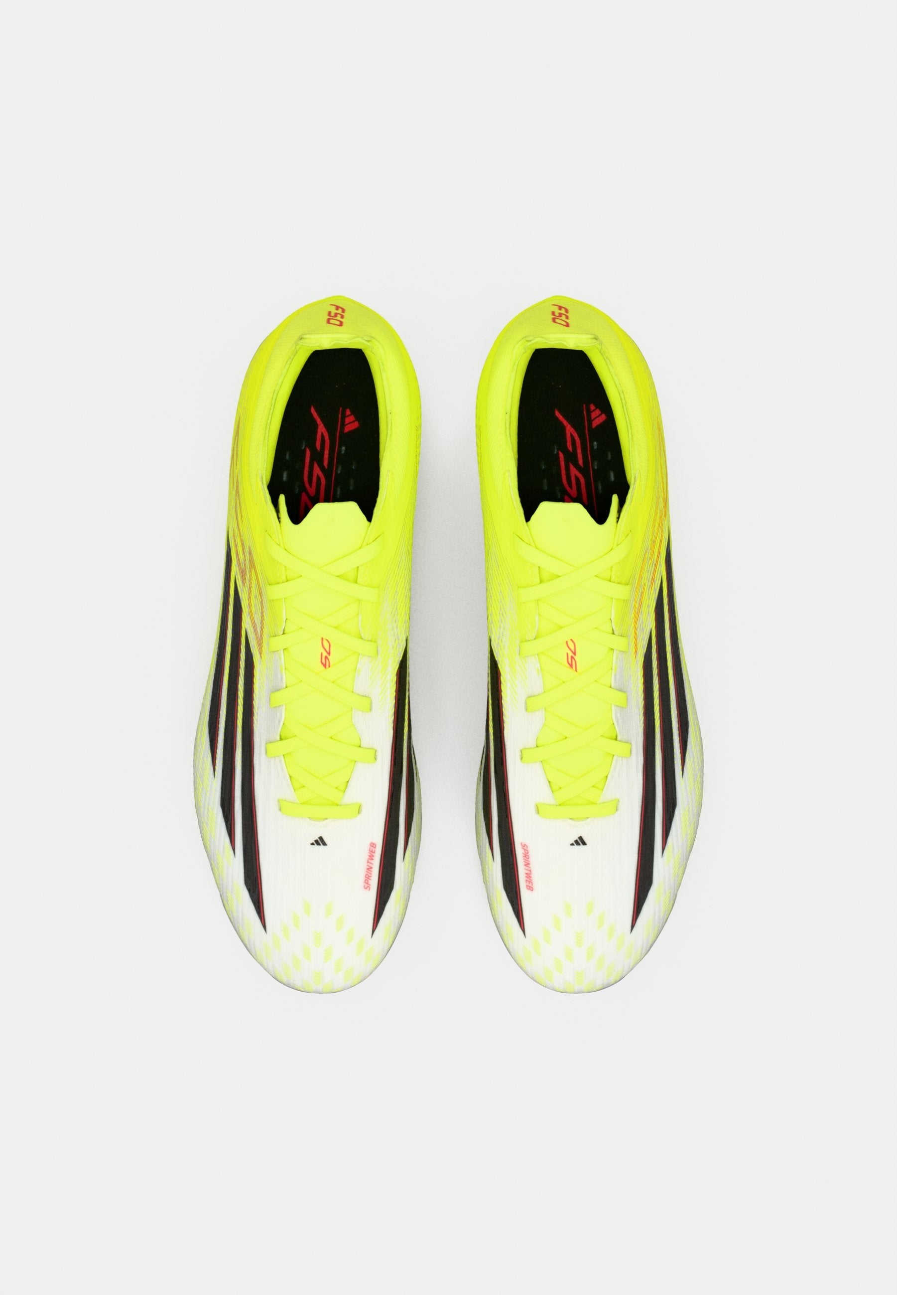 F50 PRO ÇOKLU ZEMİN UNISEX - Futbol kramponu suni çim - takım güneş sarısı 2/çekirdek siyah/berra_kırmızı