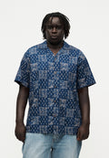 JPRBLULYON PRINT DOBBY SHIRT - Shirt - sky captain