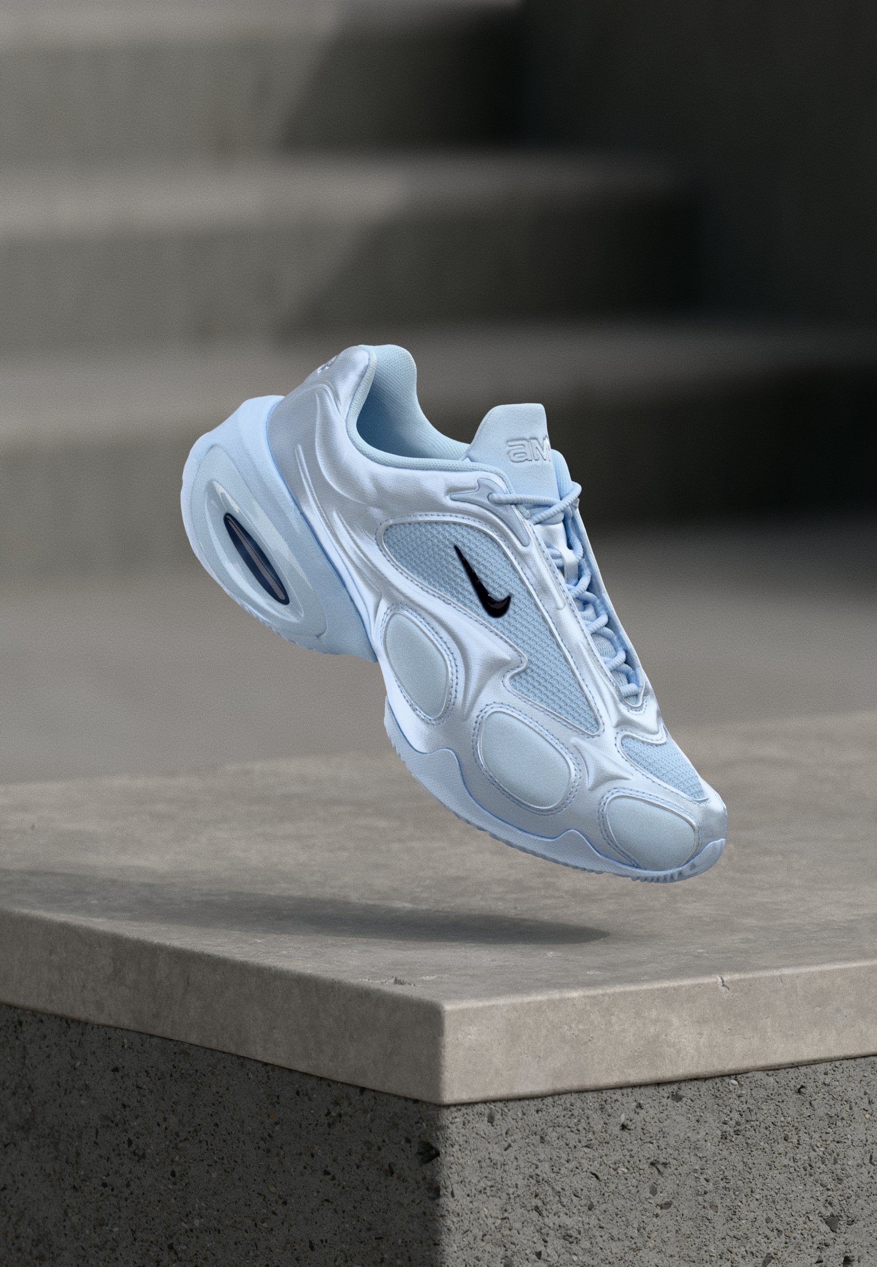 AIR MAX MUSE - Trainers - hydrogen blue/metallic silver-coloured