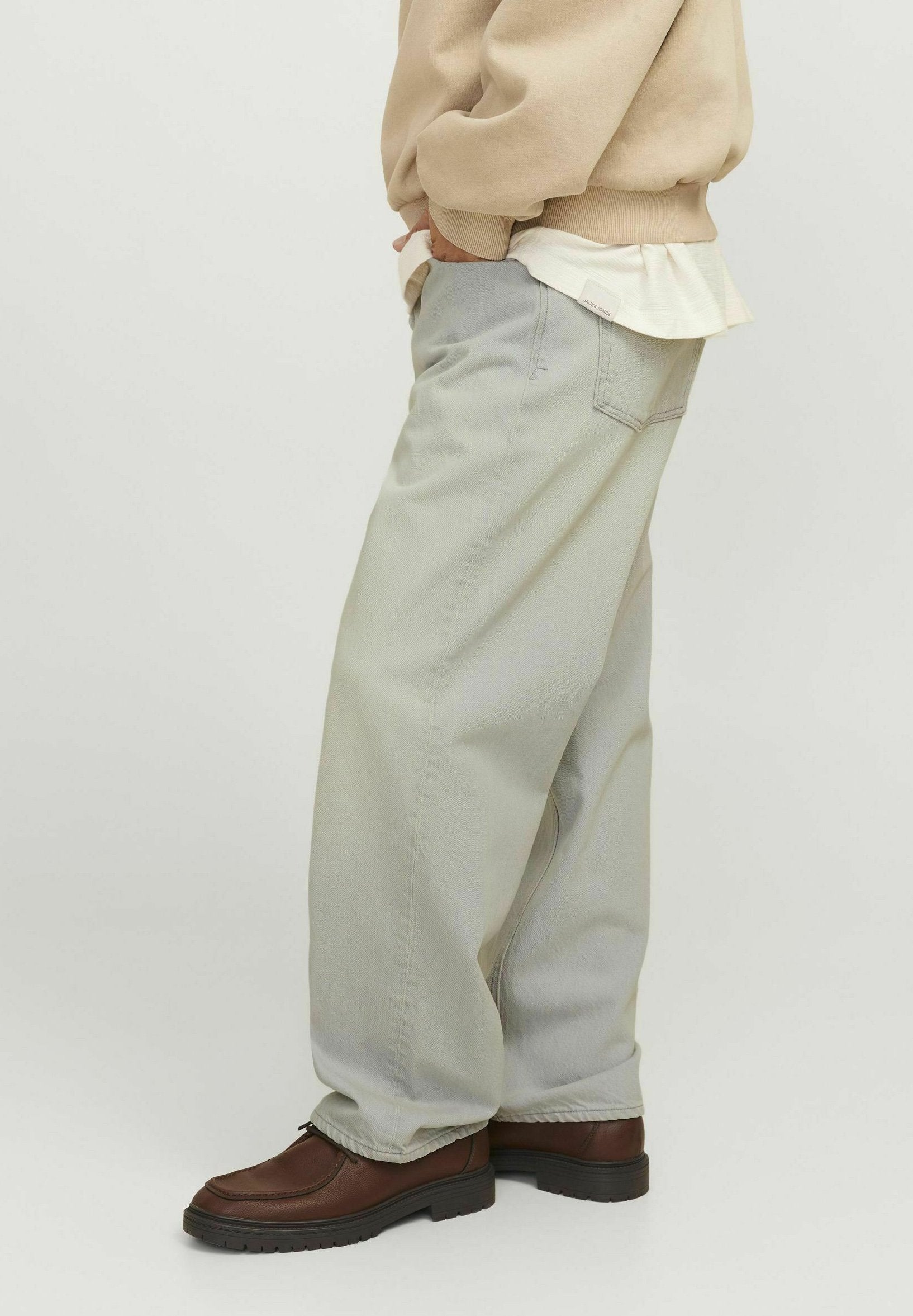 gy fit JJIALEX JJCLASSIC JJ 251 - Relaxed fit jeans - grey denim