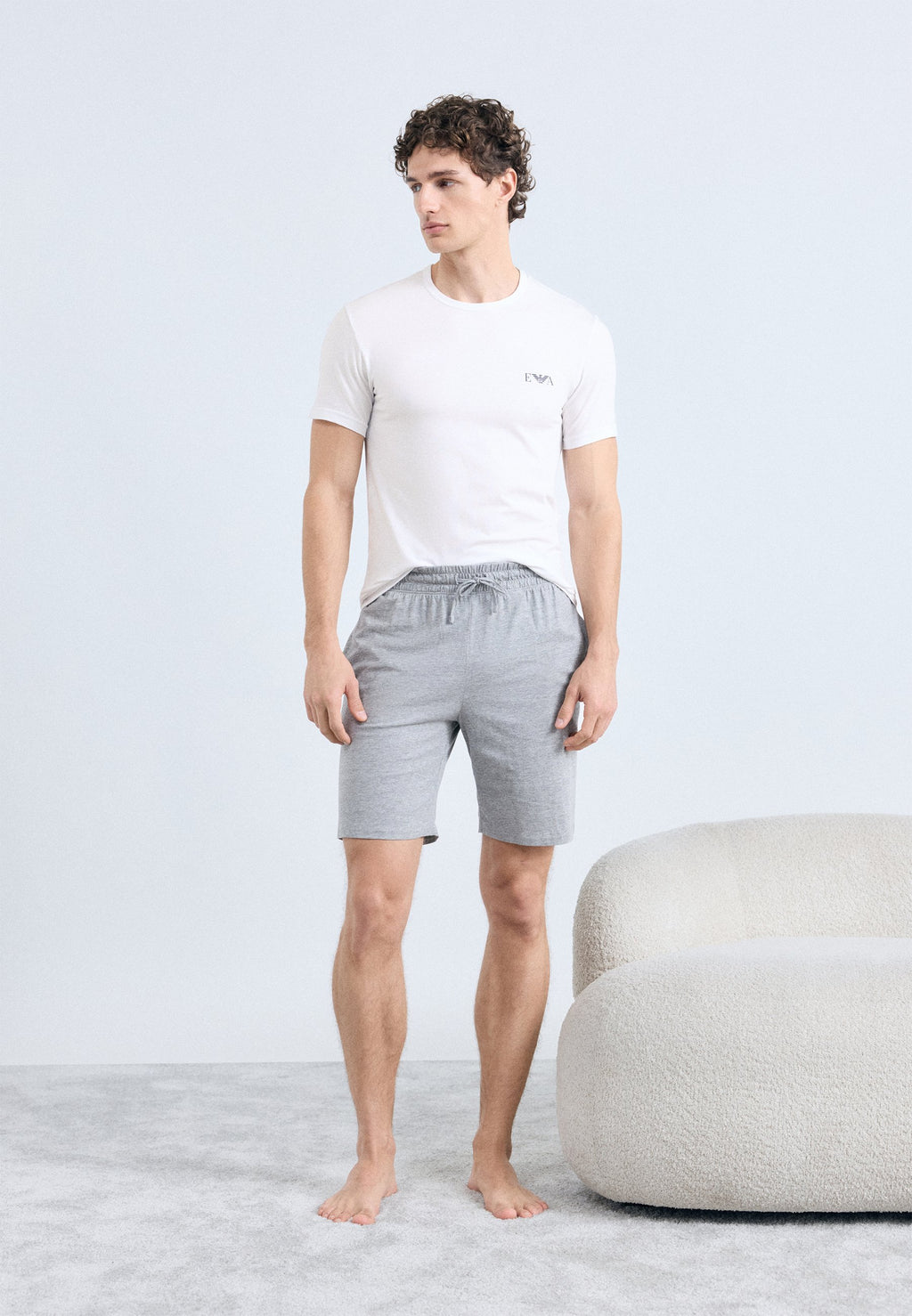 BOLD MONOGRAM PARTE ALTA CREW NECK 2 PACK - Undershirt - white/blue