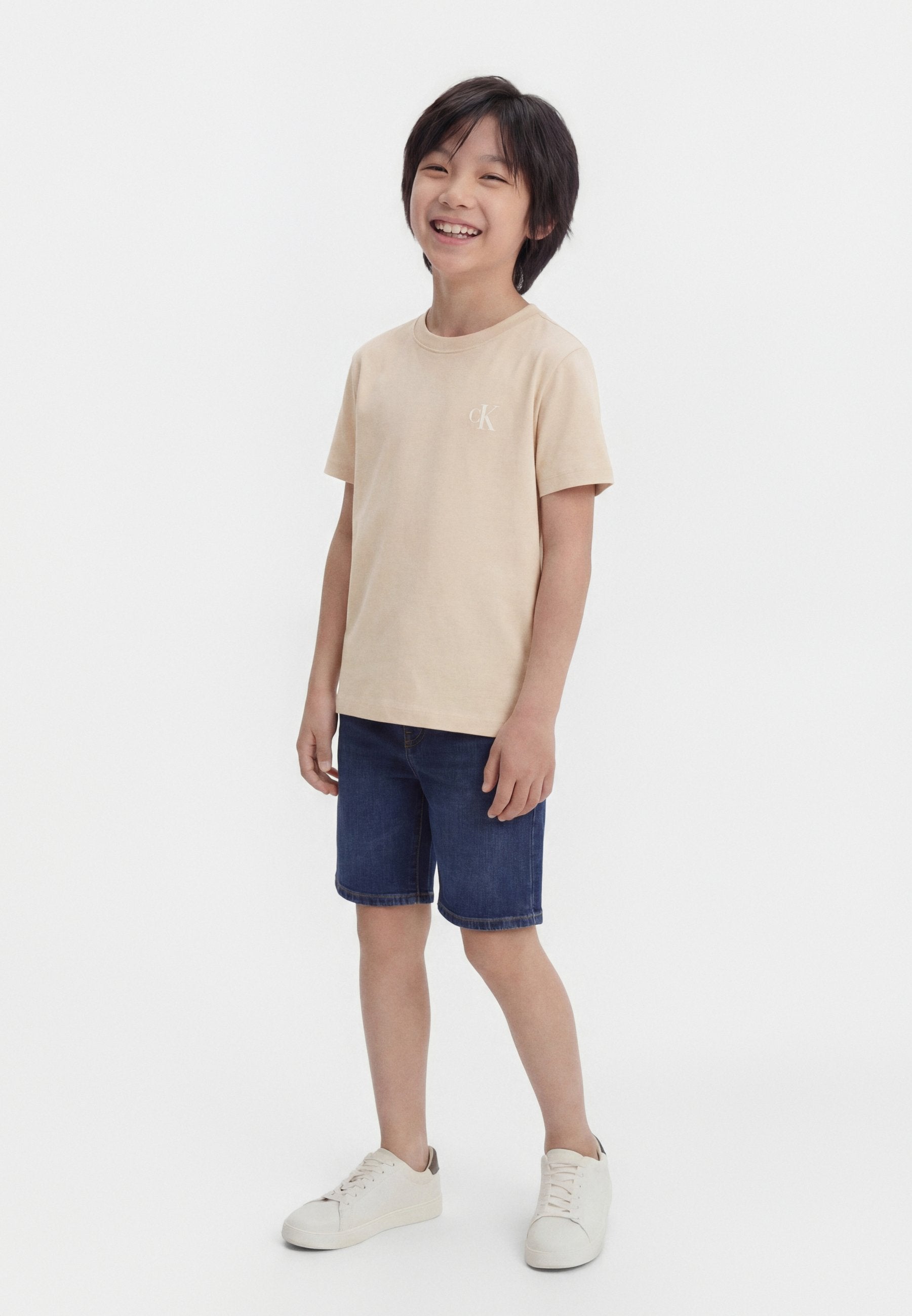 MONOGRAM UNISEX 2 PACK - Basic T-shirt - oatmeal