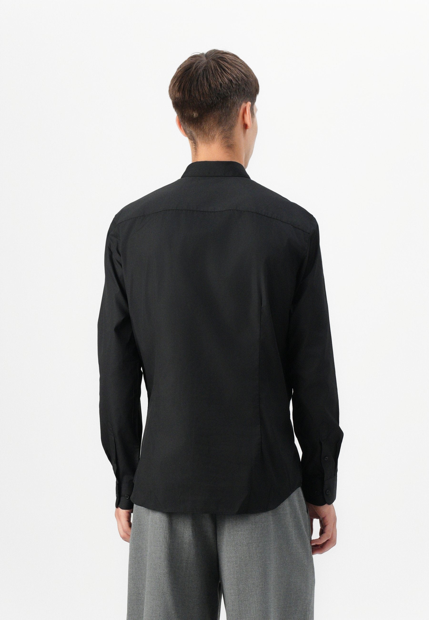 Slim Fit - Shirt - black