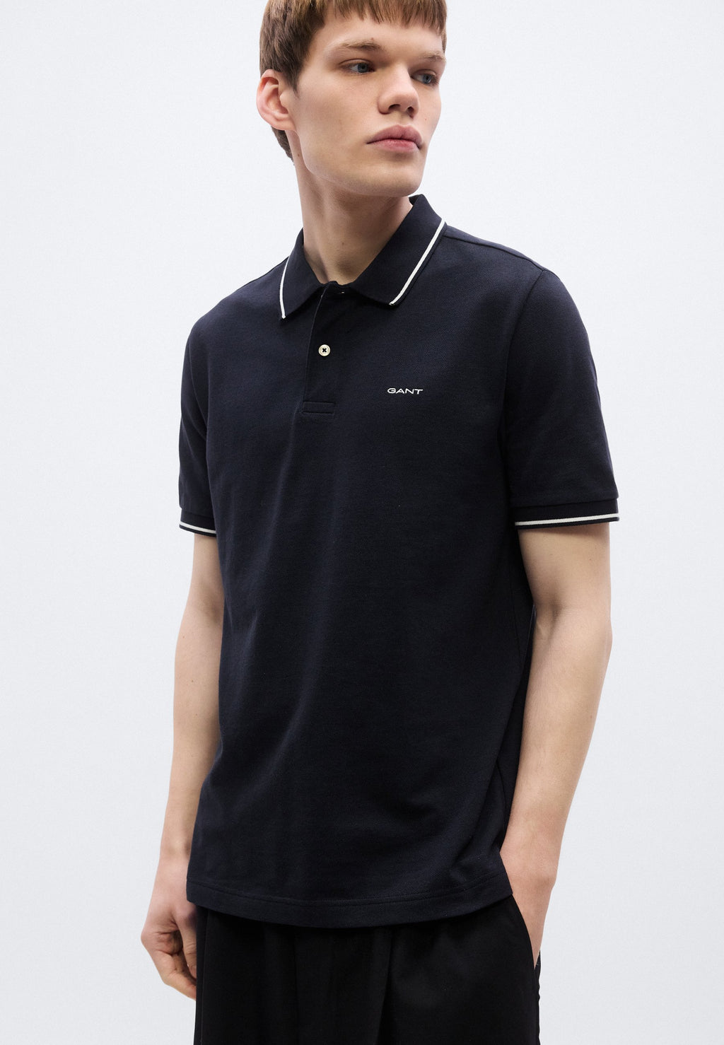 TIPPING - Polo shirt - black
