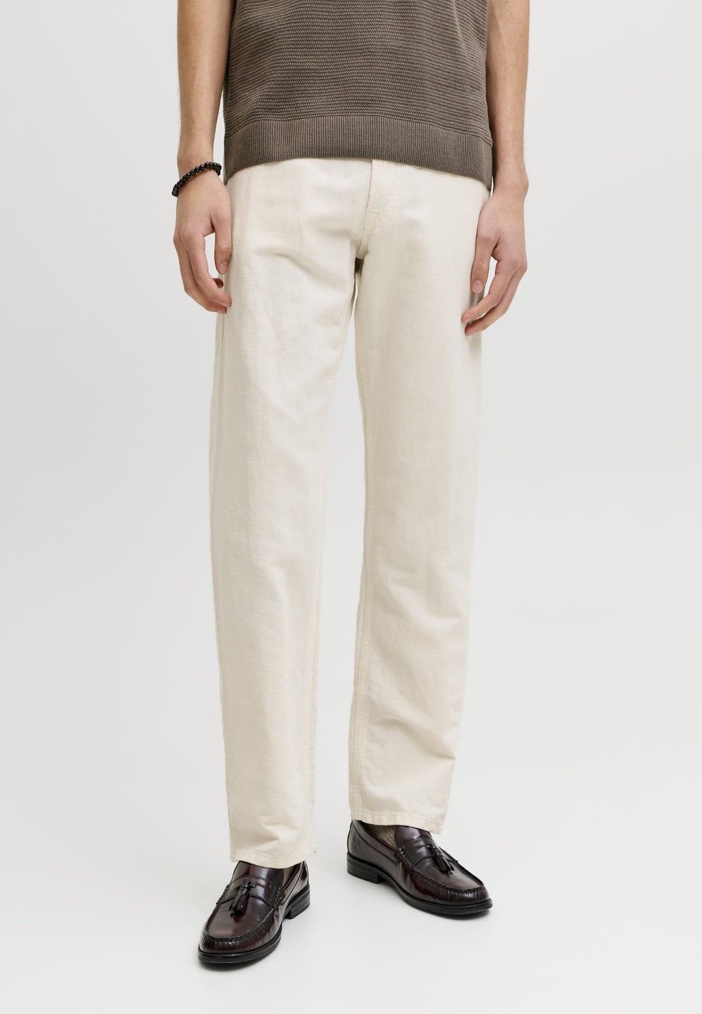 Loose Fit - Trousers - jet stream