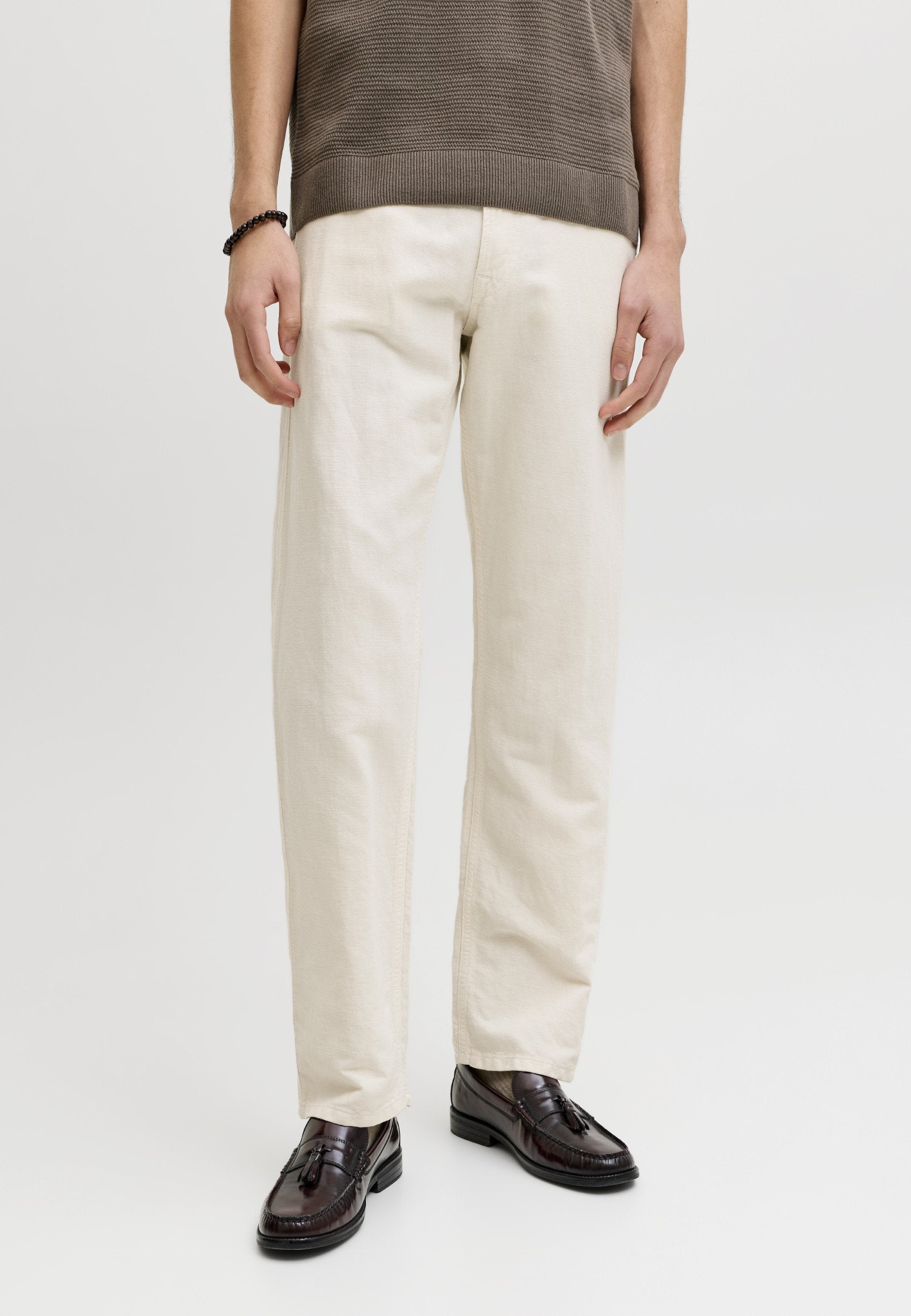 Loose Fit - Trousers - jet stream