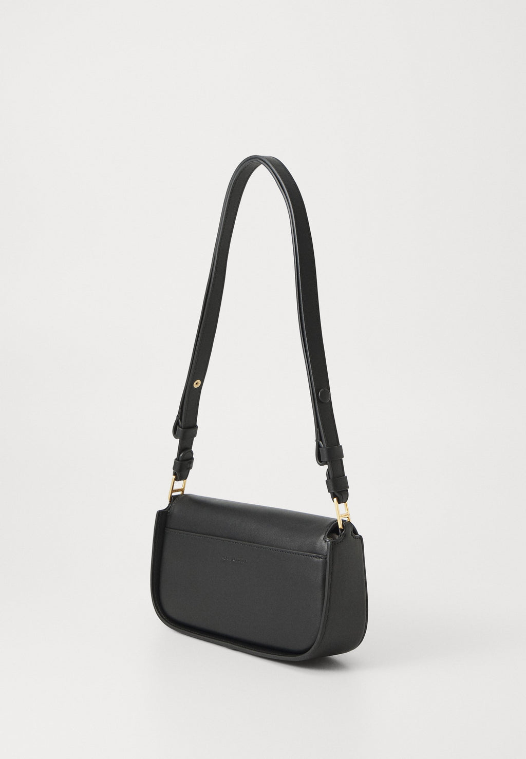 SIGNATURE CROSSBODY - Handbag - black/vibration gold
