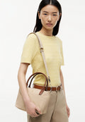 SAC MINI CABAS POPETTE - Sac à main - bois de santal
