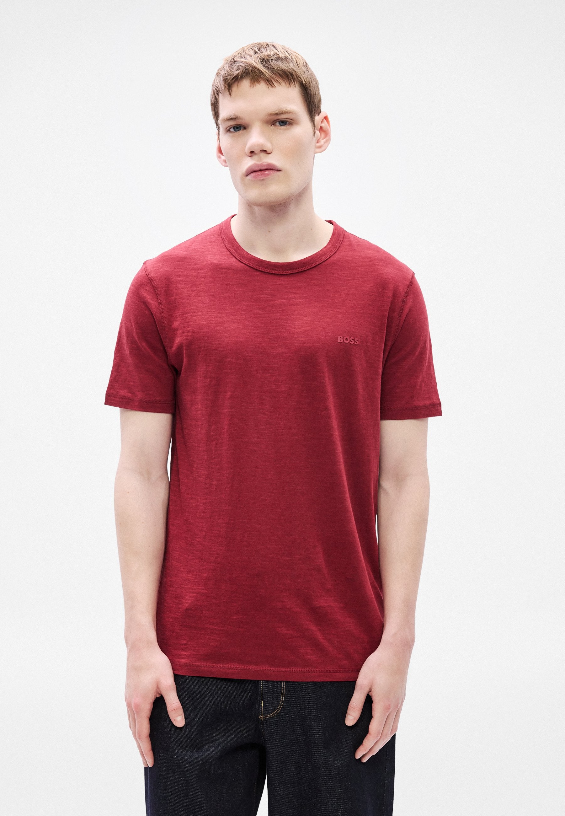 TEGOOD - Basic T-shirt - dark red