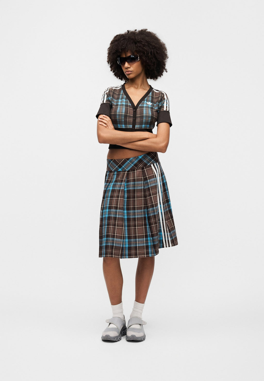 CHECK SKIRT - A-line skirt - multi coloured