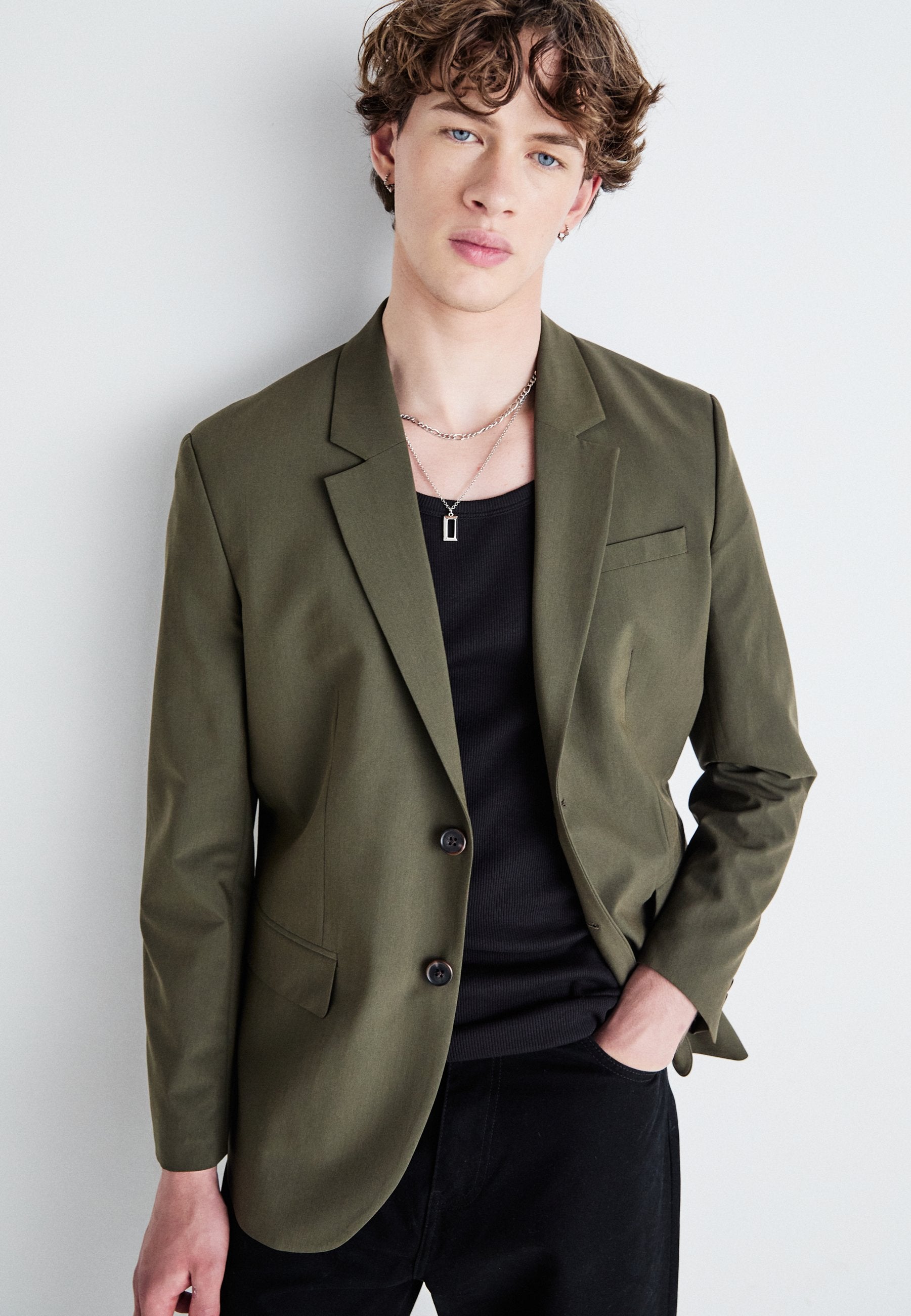 JPRBUSHWICK HARRY REGULAR FIT SET - Suit - peat