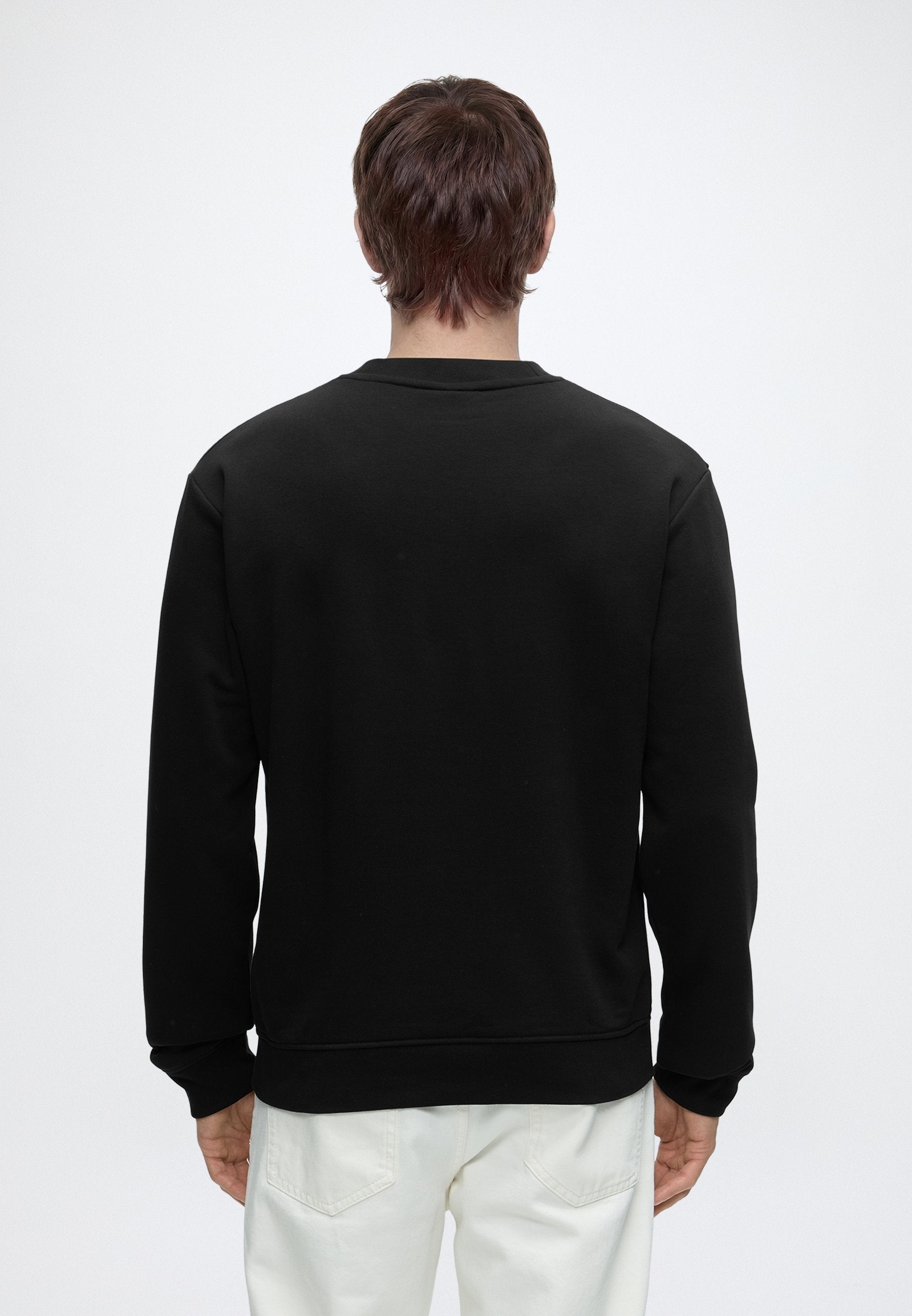 REG LOGO SWEAT - Sweatshirt - black