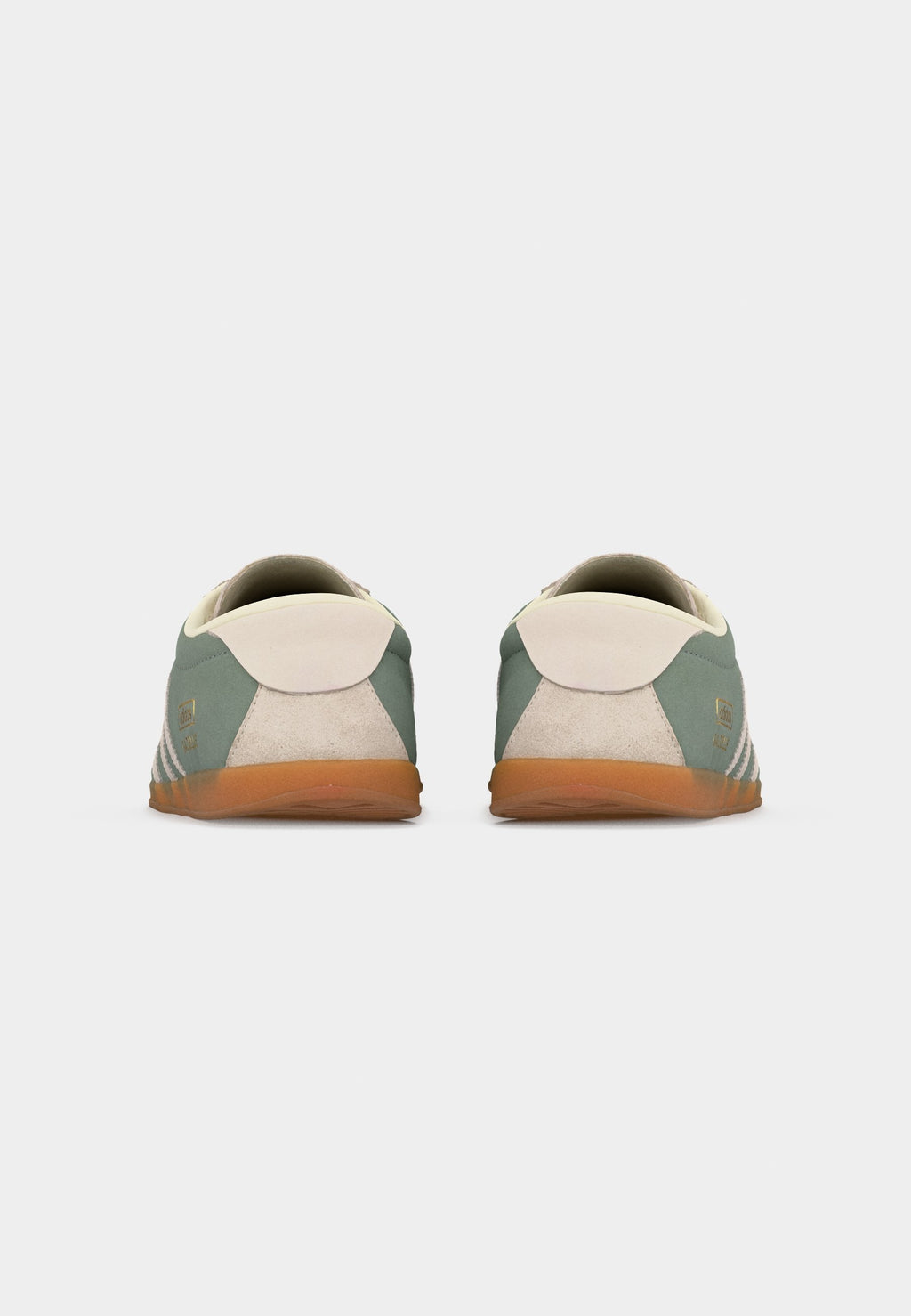 GAZELLE PRO - Trainers - silver-coloured green/footwear white/off white