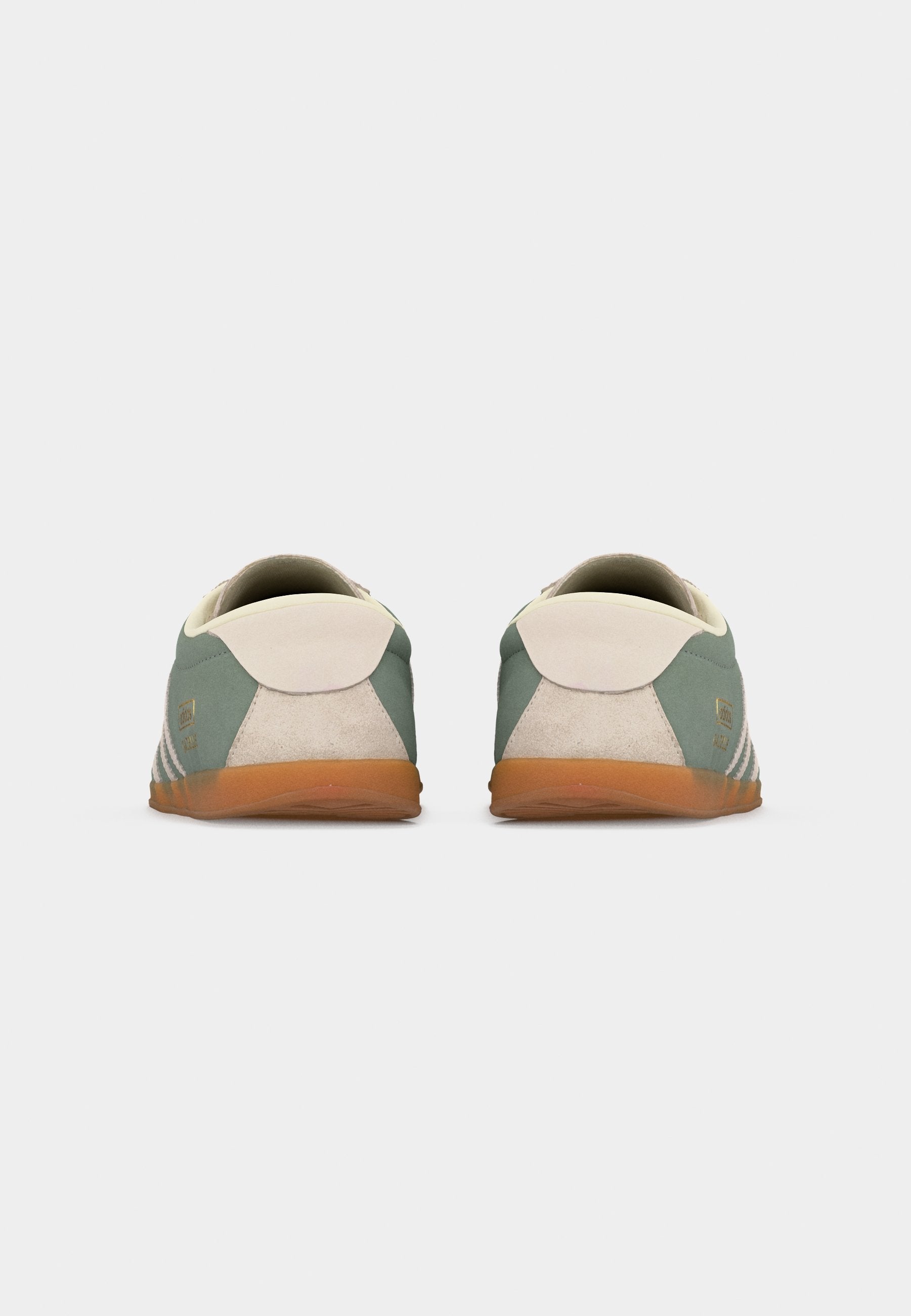GAZELLE PRO - Trainers - silver-coloured green/footwear white/off white