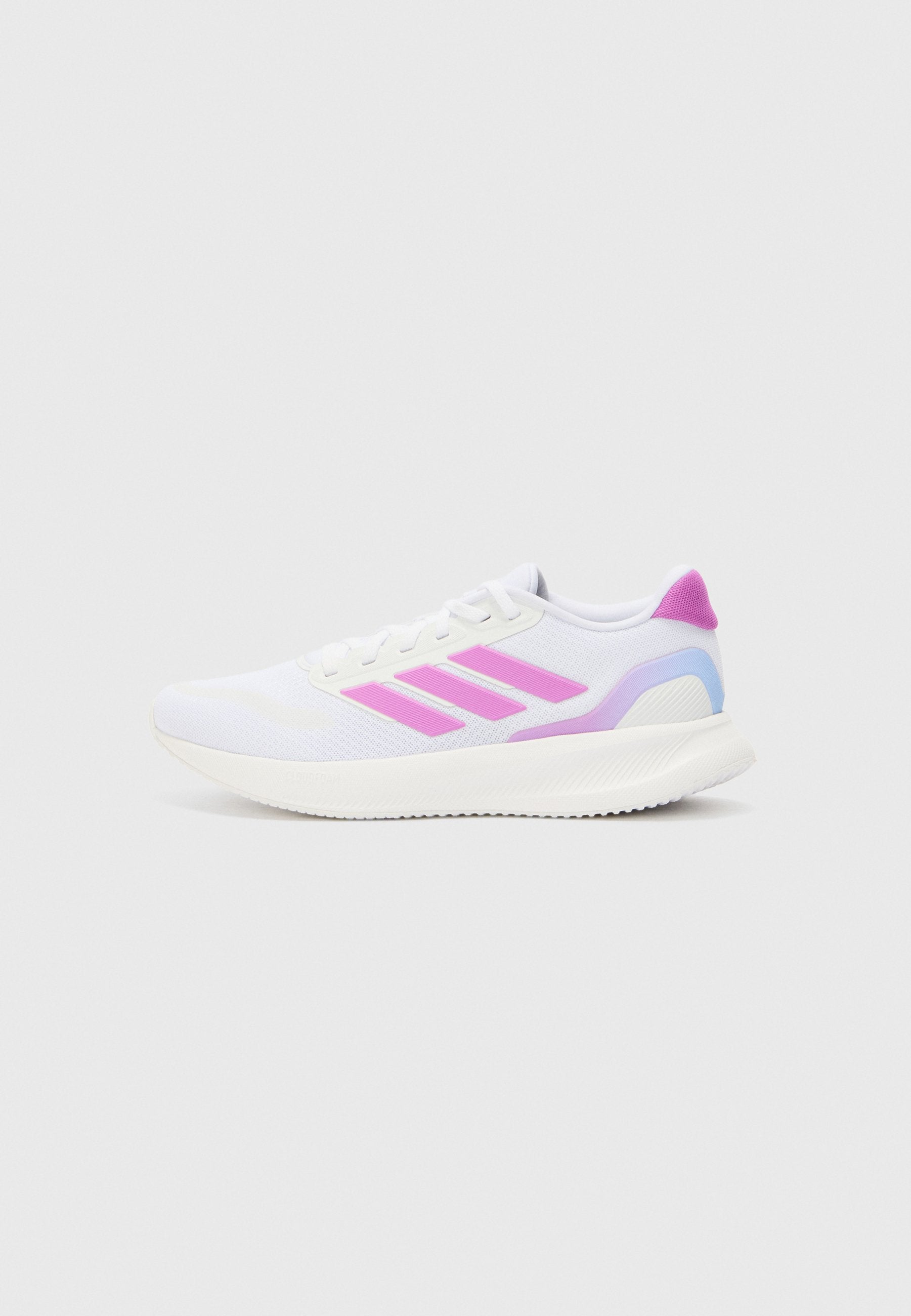 RUNFALCON 5 W - Chaussures de running sur route - white/purple burst/semi blue burst
