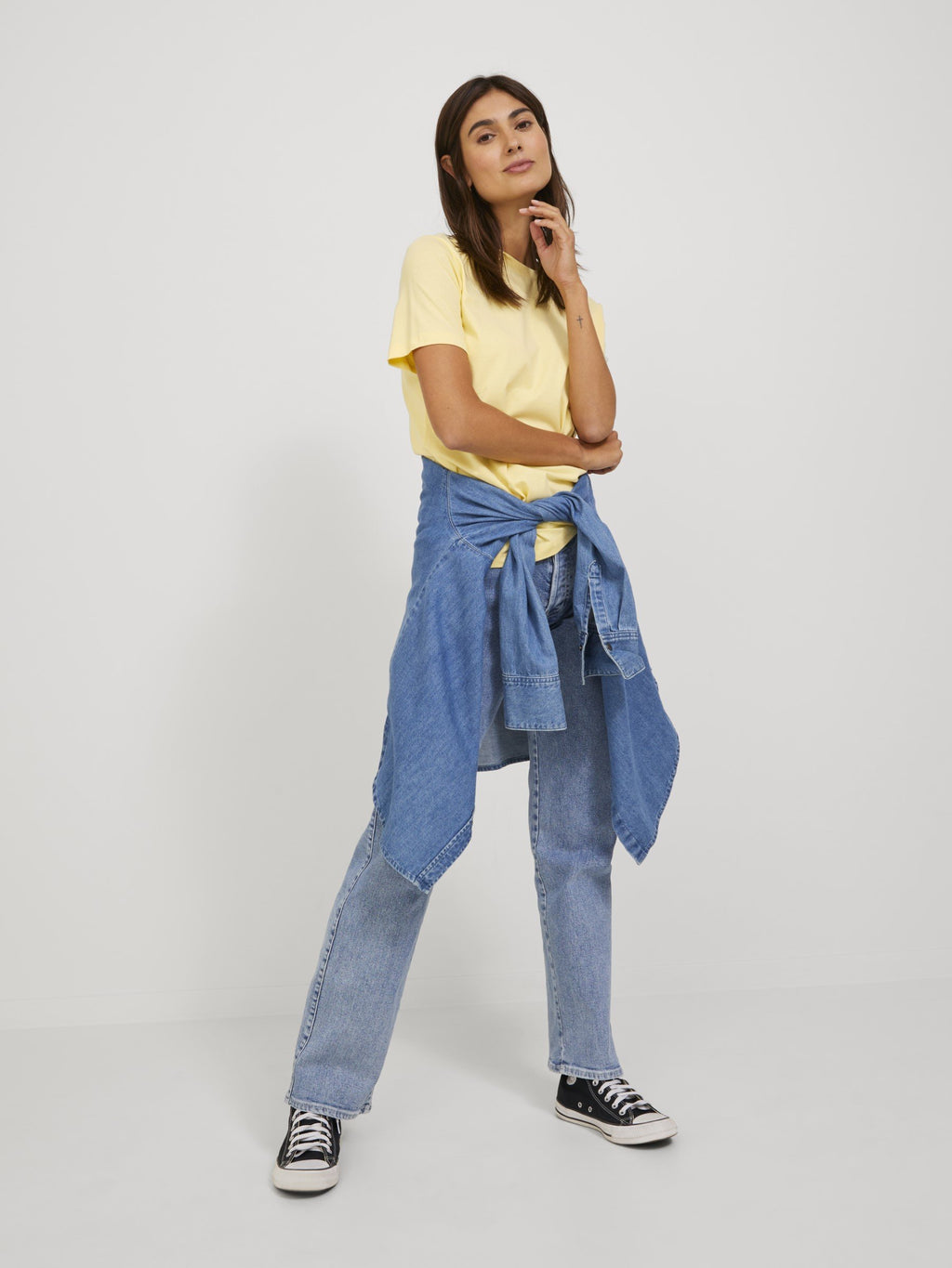 JXANNA EVERY TEE - Basic T-shirt - sunlight