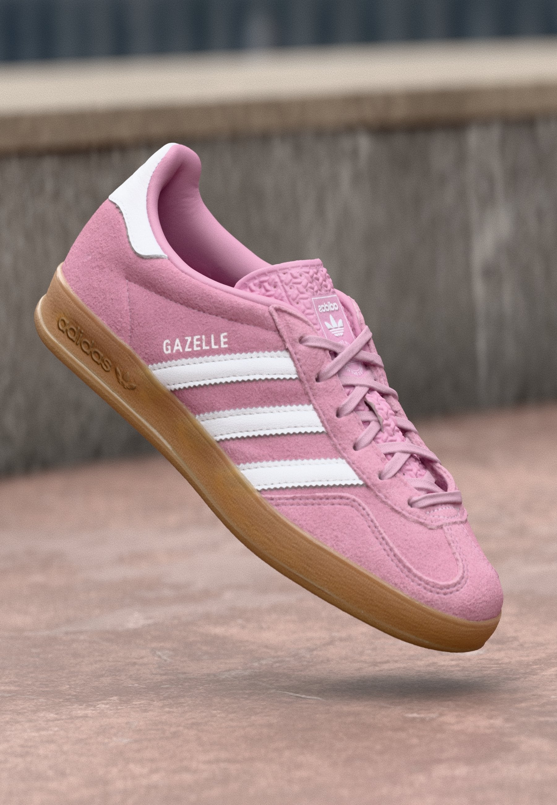 GAZELLE INDOOR - Trainers - bliss lilac/footwear white