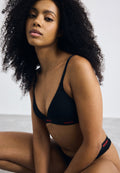 TRIANGLE PAD - Triangle bra - black