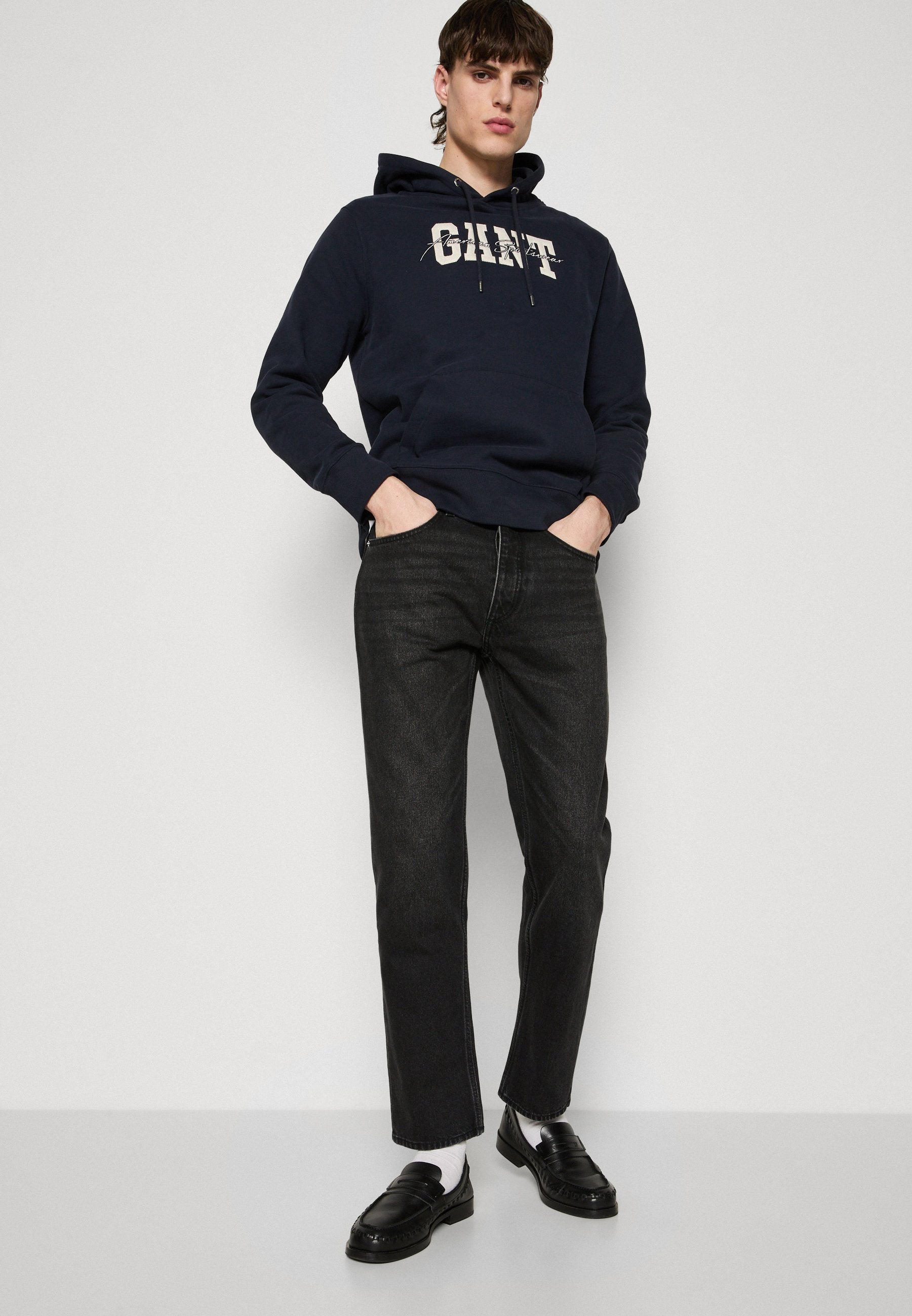 JONAH - Straight leg jeans - dark grey