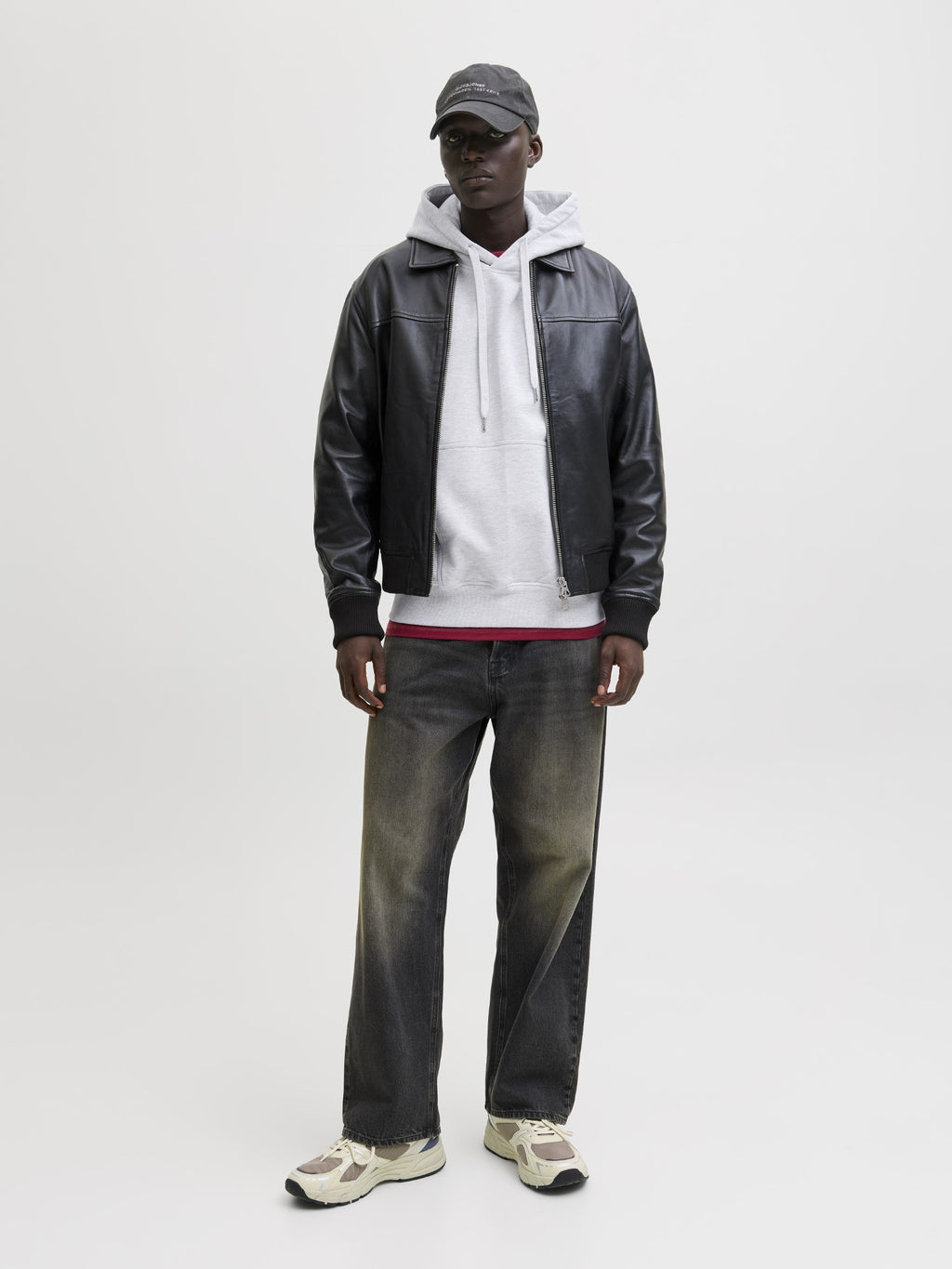 JORNOSTALGIA TYPO HOOD - Hoodie - bright white