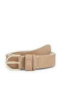 ESSENTIAL ROUNDED BUCKLE LEATHER BELT - Belt - clayed pebble