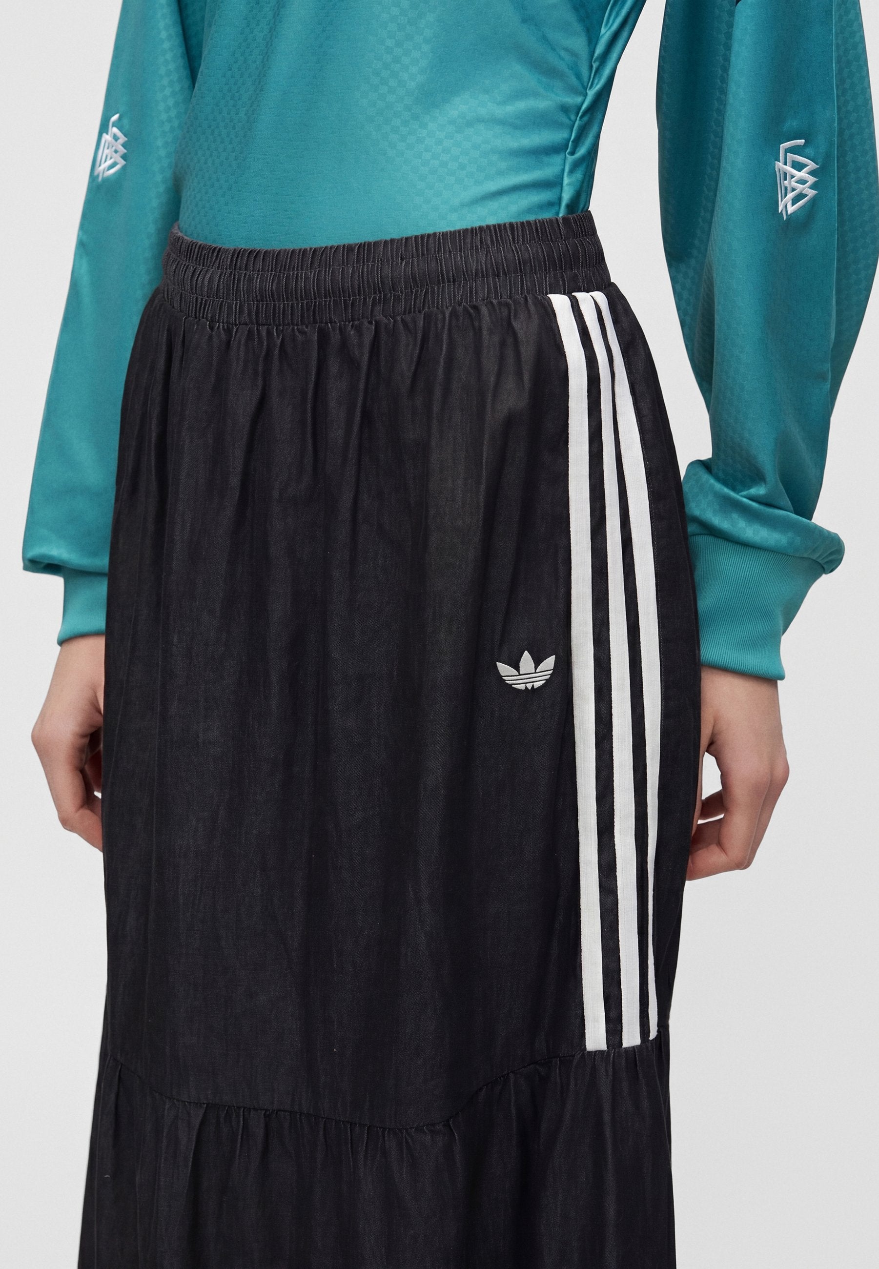 SKIRT - Denim skirt - medium black denim